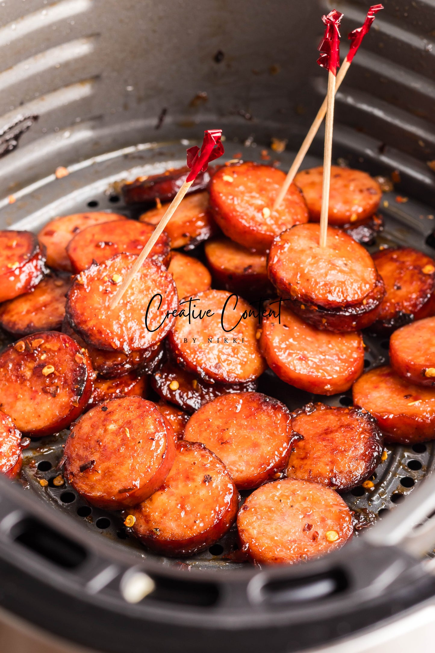 Air Fryer Kielbasa + Creamy Mustard Sauce - Set 2 of 2