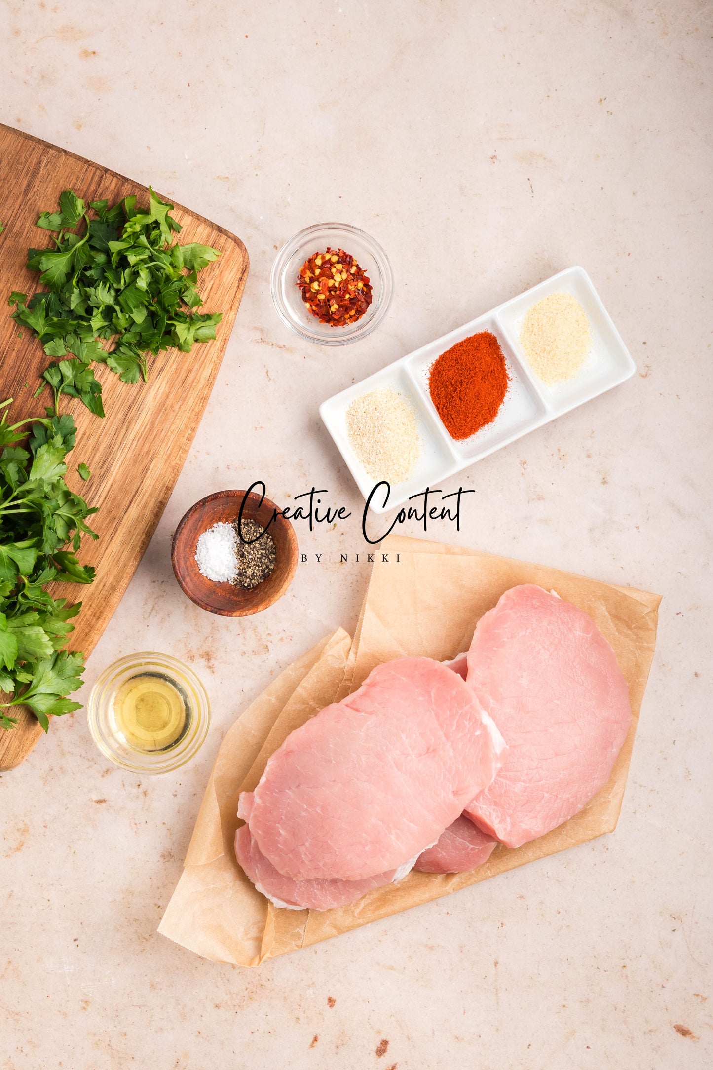 Pan Seared Pork Chops - Exclusive