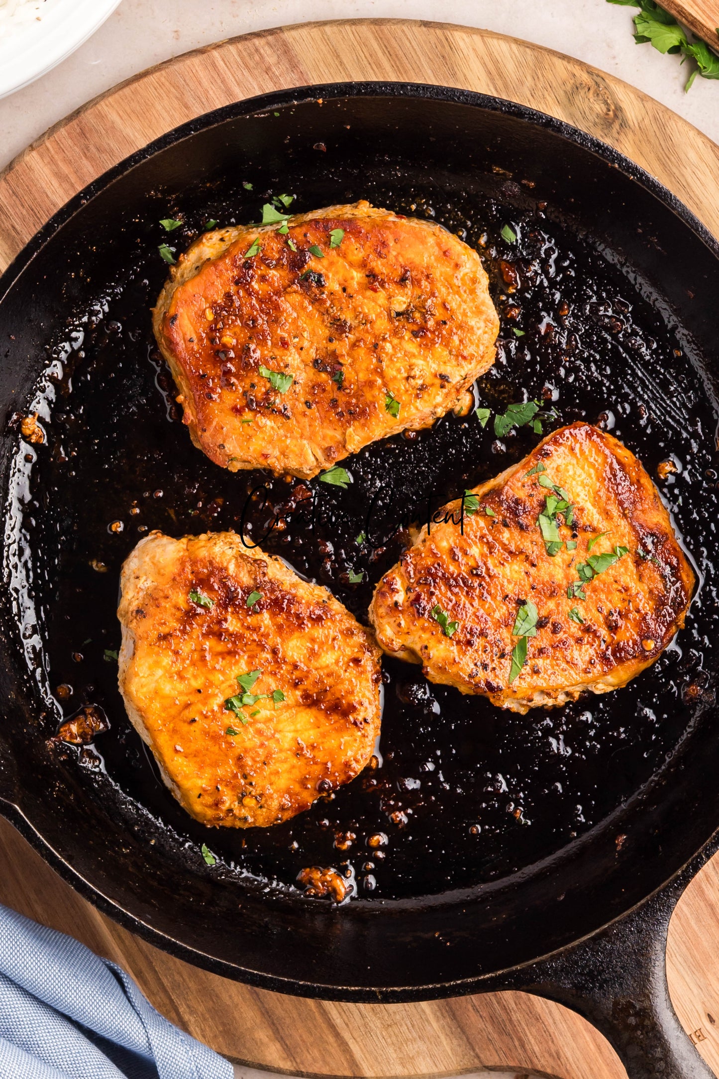 Pan Seared Pork Chops - Exclusive