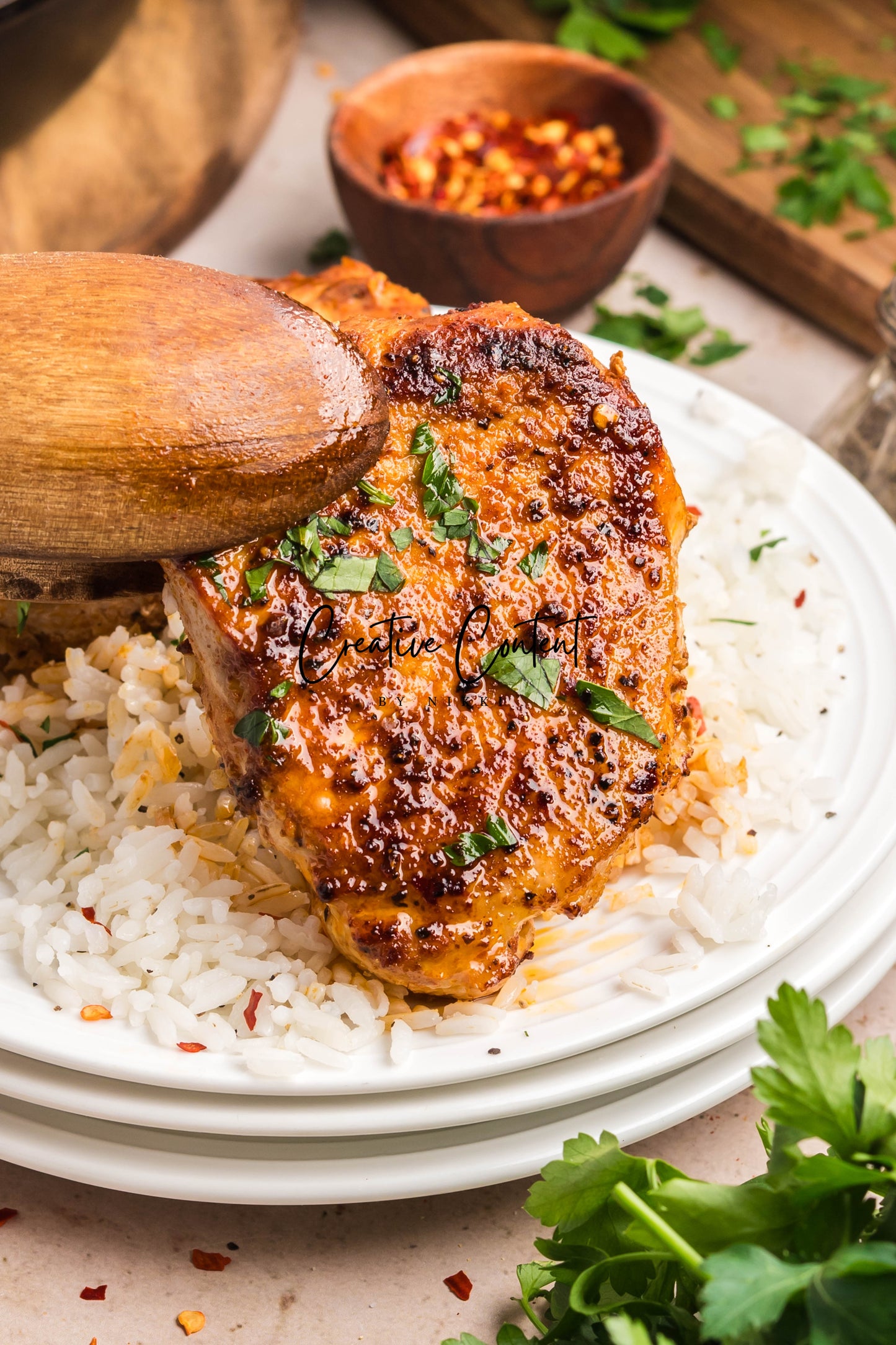Pan Seared Pork Chops - Exclusive