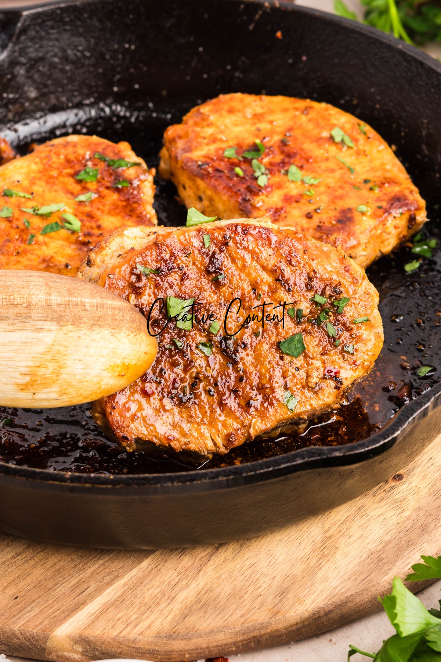 Pan Seared Pork Chops - Exclusive