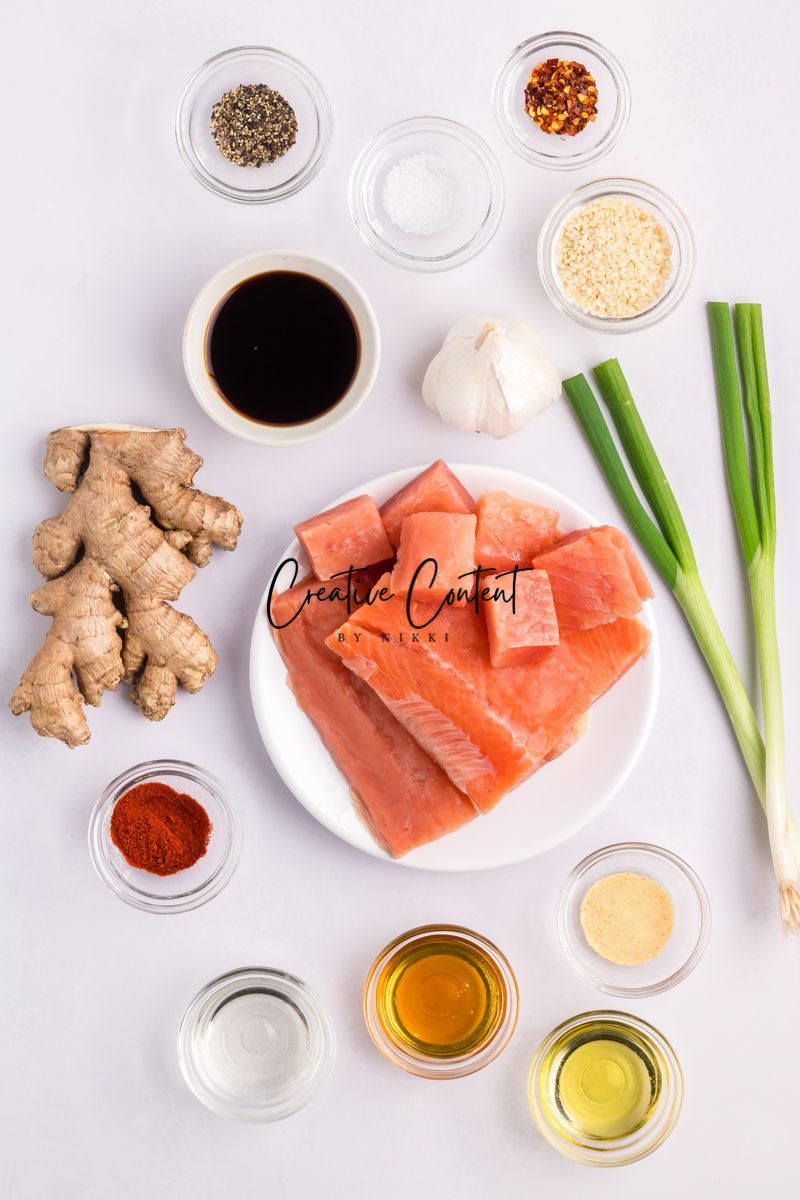 Air Fryer Salmon Bites - Set 2 of 2