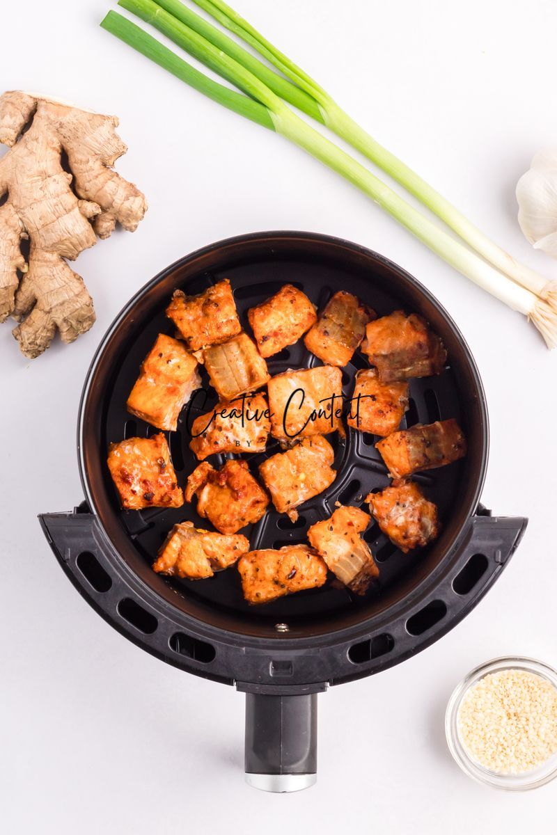 Air Fryer Salmon Bites - Set 2 of 2