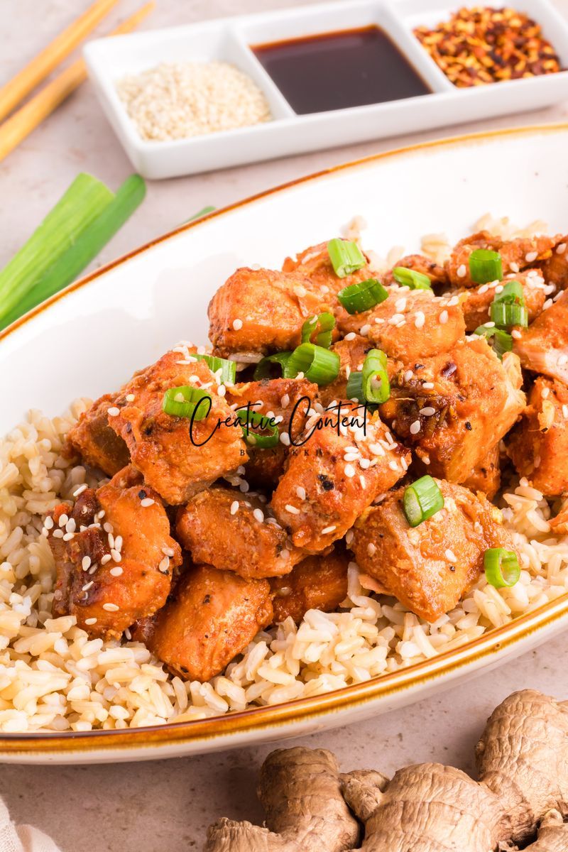 Air Fryer Salmon Bites - Set 2 of 2