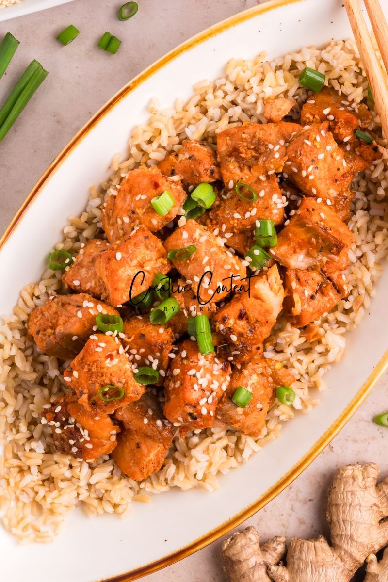 Air Fryer Salmon Bites - Set 2 of 2