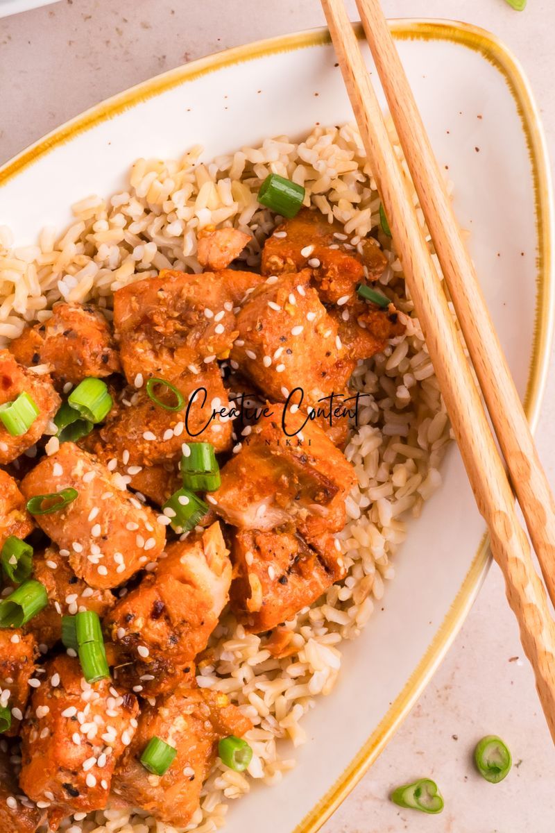 Air Fryer Salmon Bites - Set 2 of 2