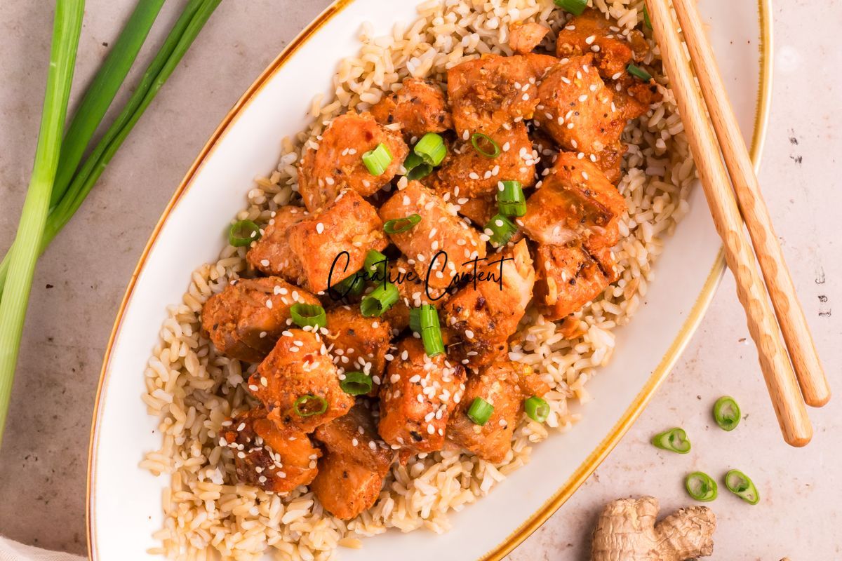 Air Fryer Salmon Bites - Set 2 of 2