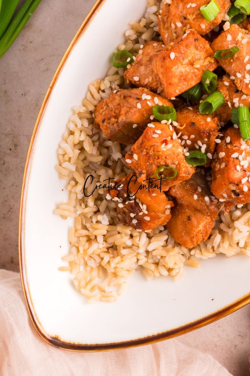 Air Fryer Salmon Bites - Set 2 of 2