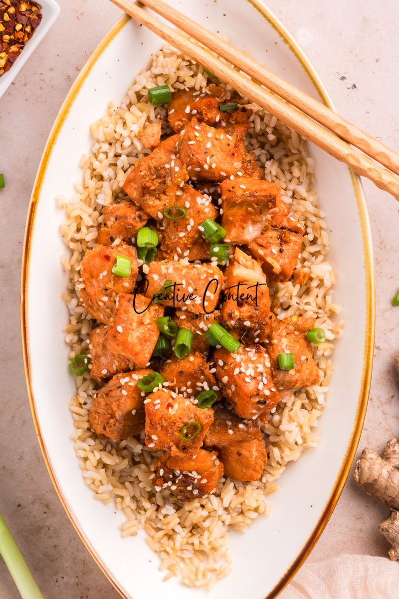 Air Fryer Salmon Bites - Set 2 of 2