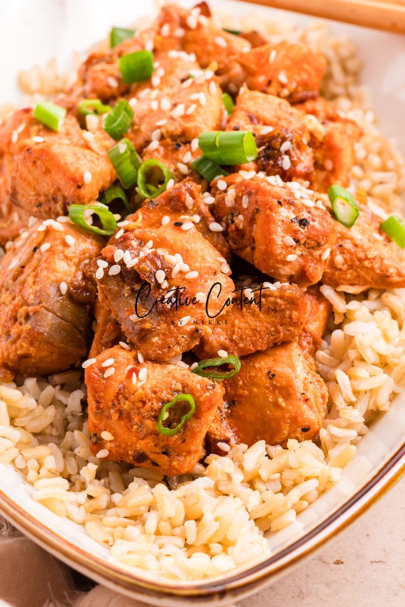 Air Fryer Salmon Bites - Set 2 of 2