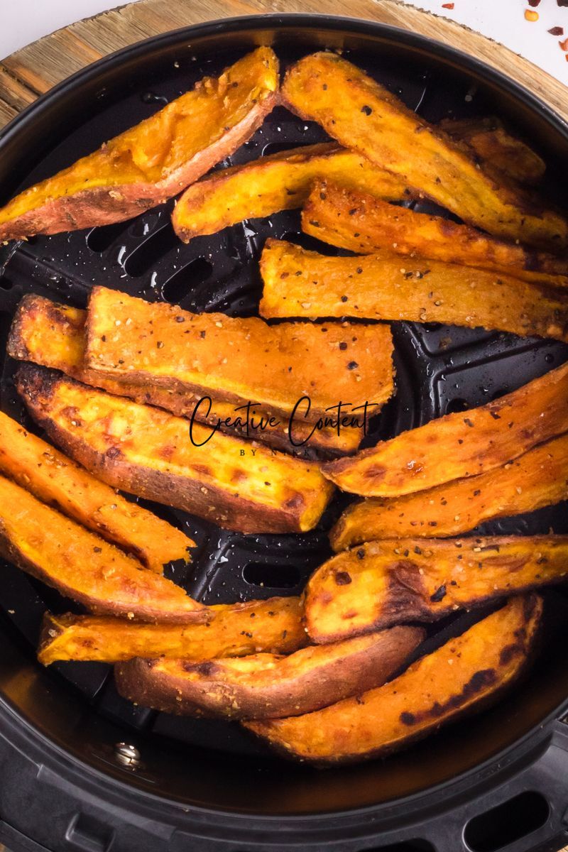 Air Fryer Sweet Potato Wedges + Spicy Mayo (2 recipes) - Set 1 of 3