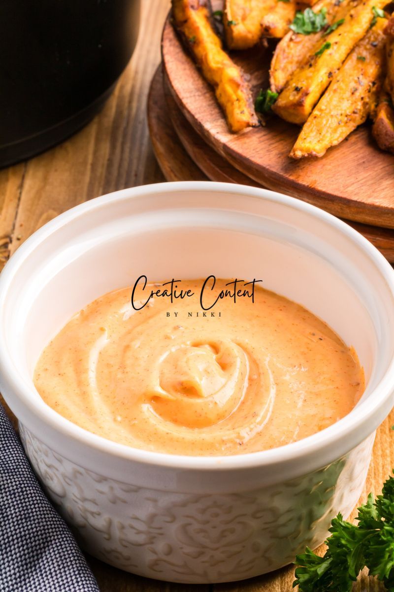 Air Fryer Sweet Potato Wedges + Spicy Mayo (2 recipes) - Set 3 of 3