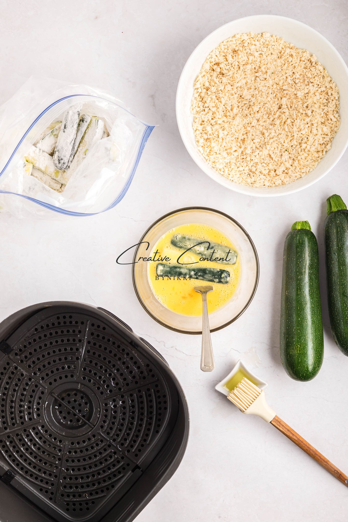 Extra Crispy Air Fryer Zucchini Fries - Set 1 of 2