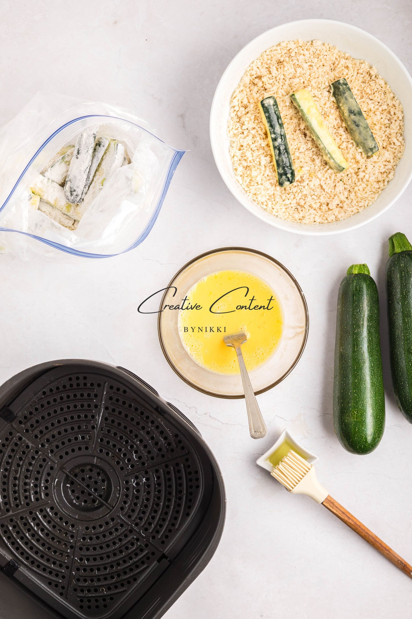 Extra Crispy Air Fryer Zucchini Fries - Set 1 of 2