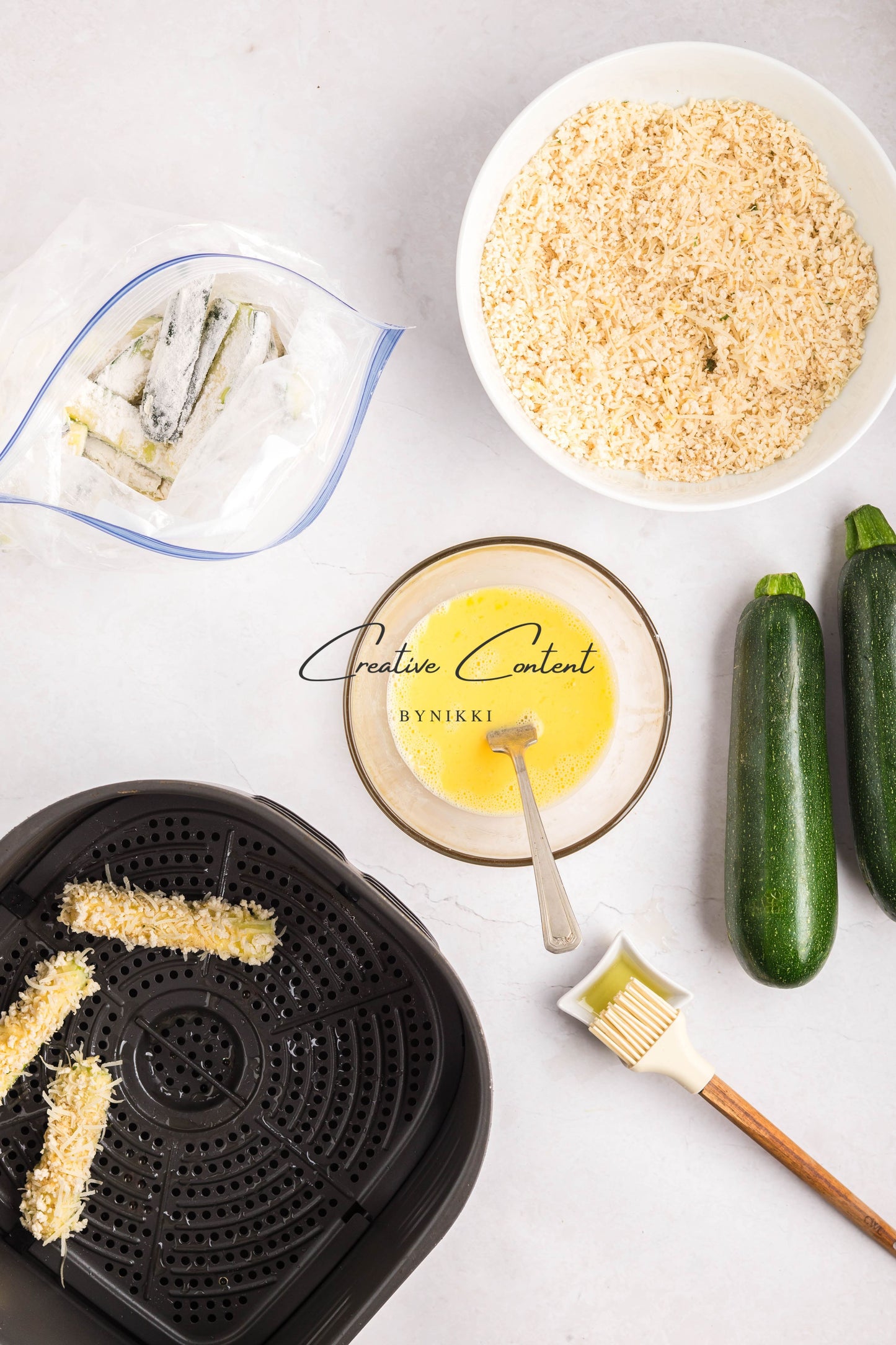 Extra Crispy Air Fryer Zucchini Fries - Set 2 of 2