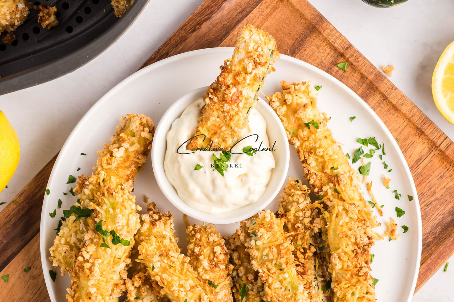 Extra Crispy Air Fryer Zucchini Fries - Set 1 of 2