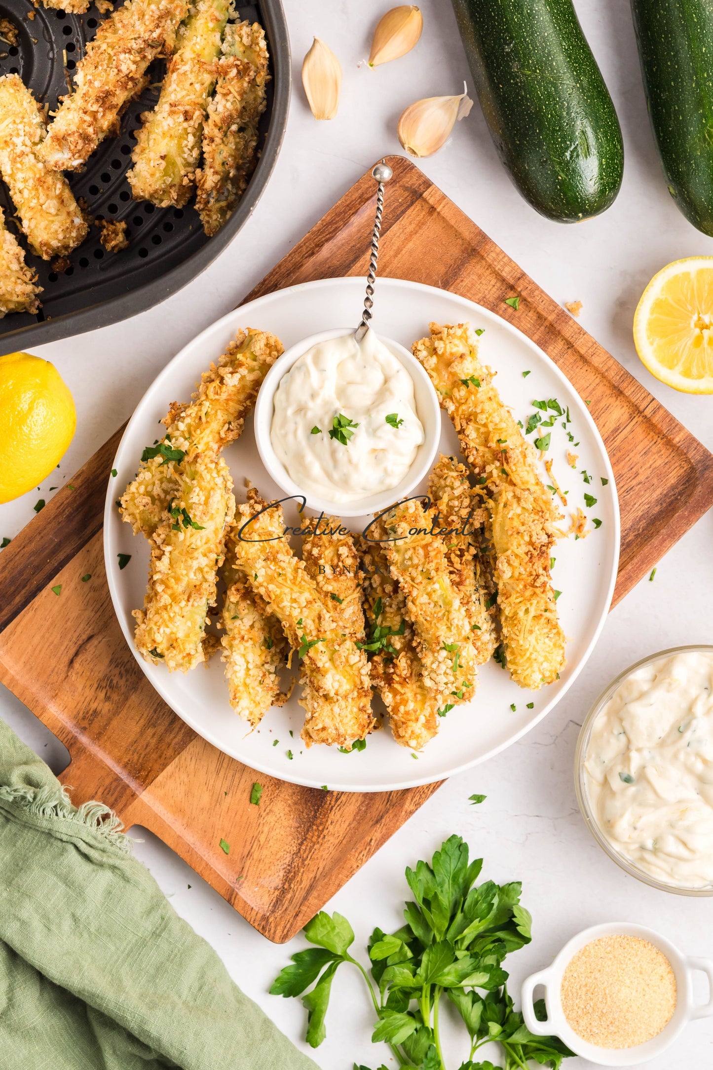 Extra Crispy Air Fryer Zucchini Fries - Set 1 of 2