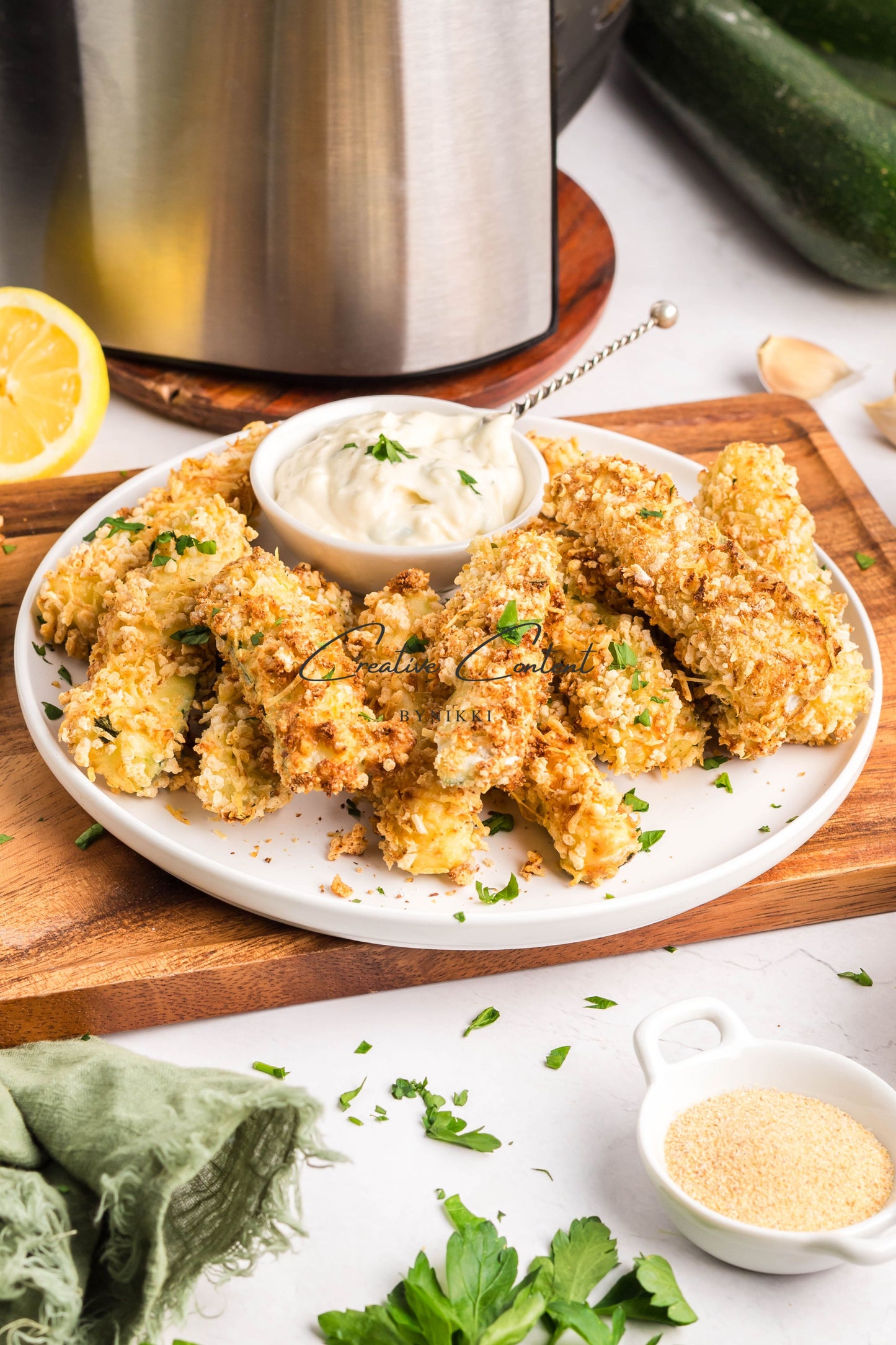 Extra Crispy Air Fryer Zucchini Fries - Set 1 of 2