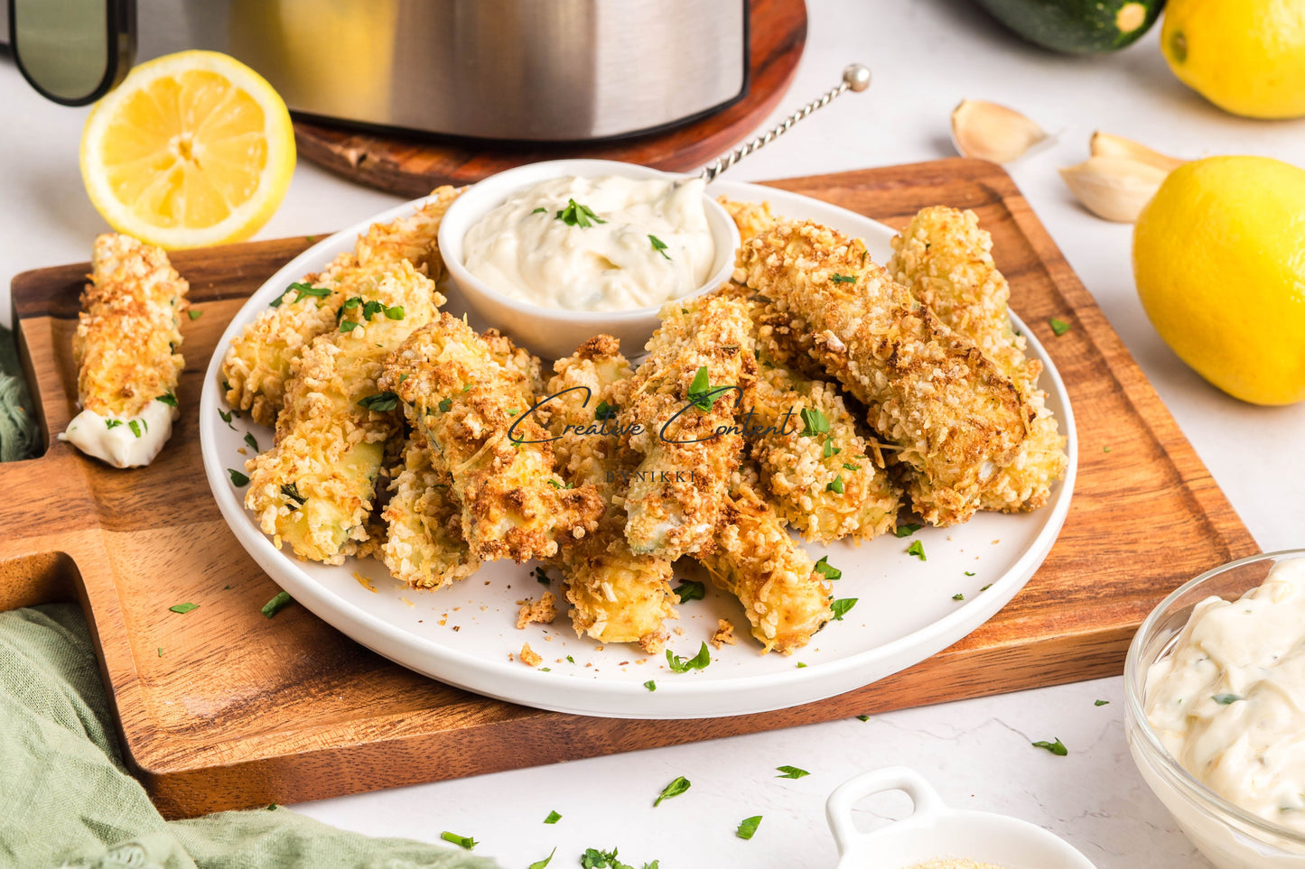 Extra Crispy Air Fryer Zucchini Fries - Set 1 of 2