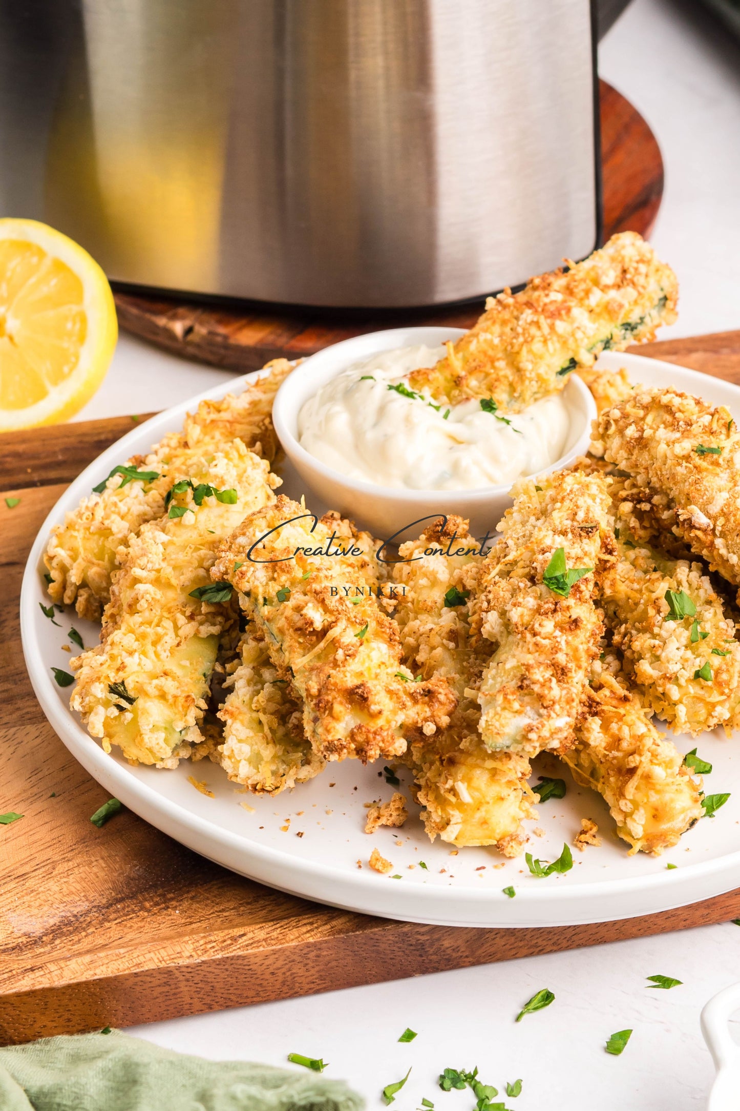 Extra Crispy Air Fryer Zucchini Fries - Set 1 of 2