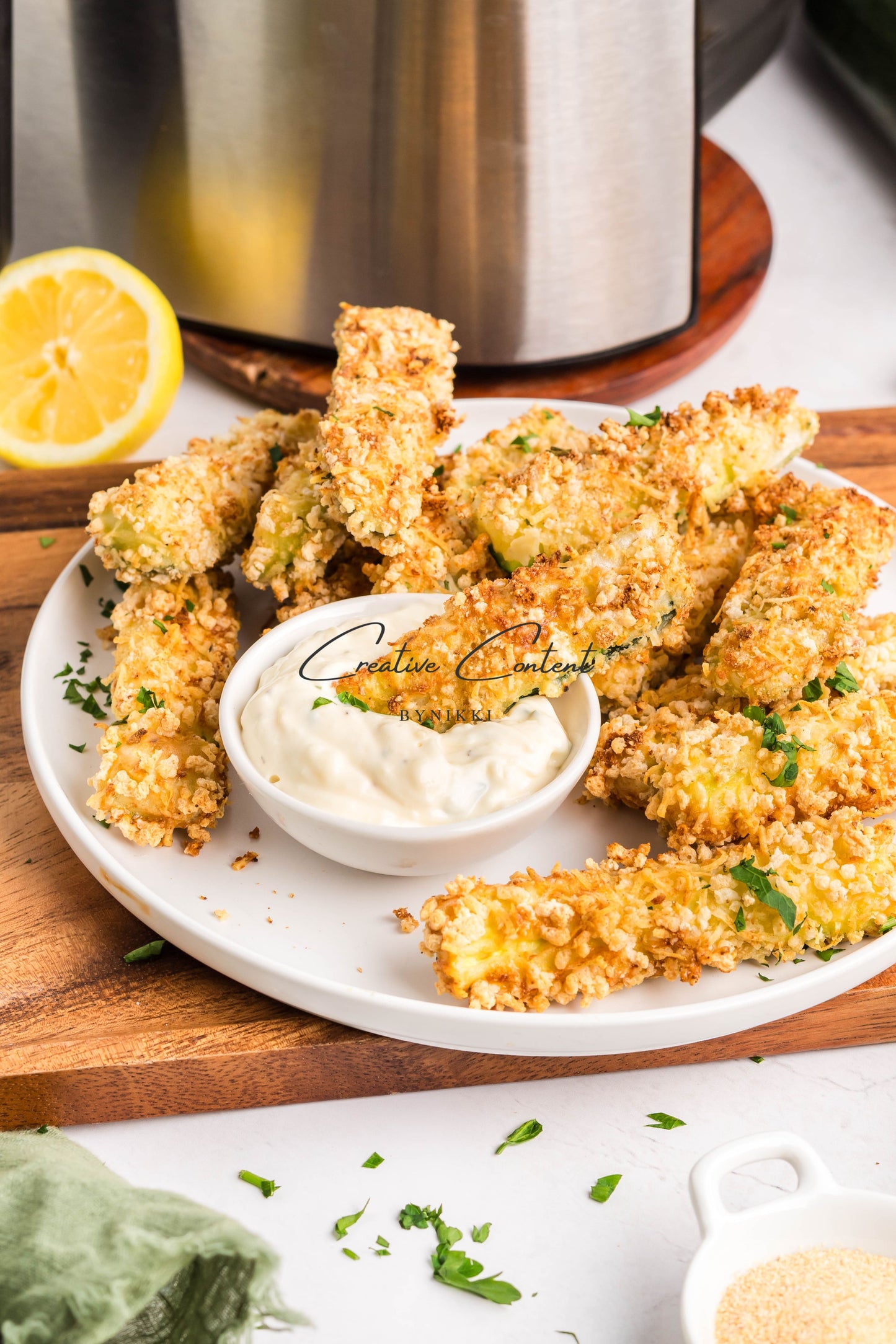 Extra Crispy Air Fryer Zucchini Fries - Set 1 of 2