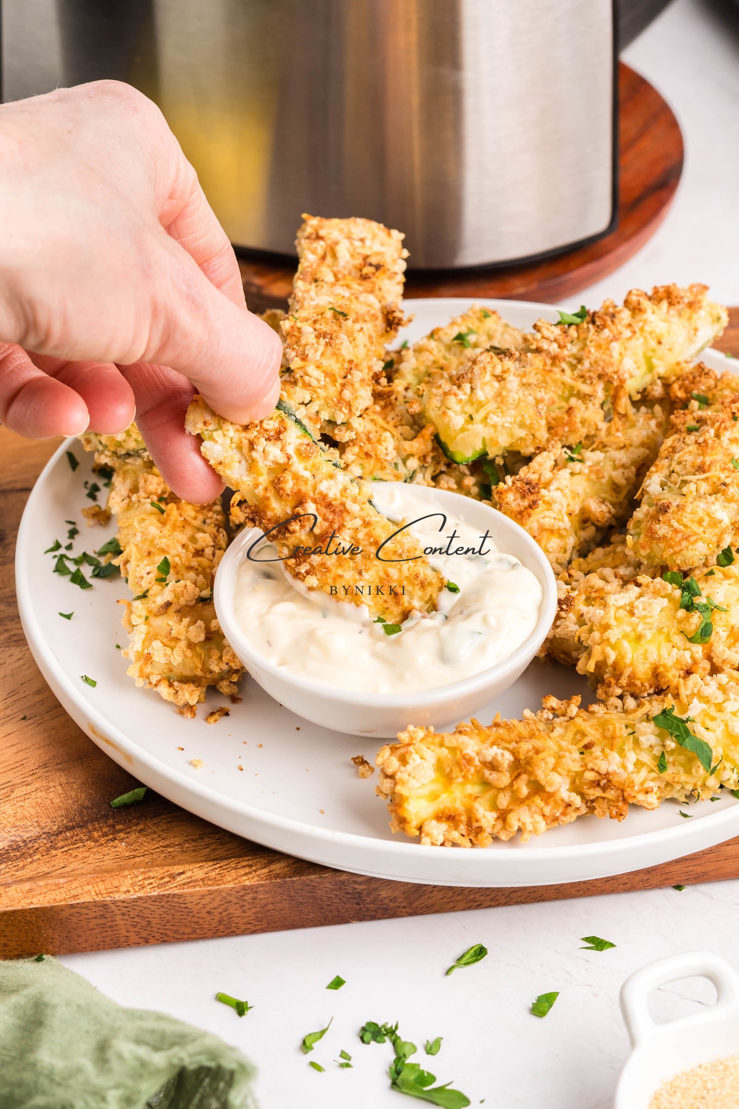 Extra Crispy Air Fryer Zucchini Fries - Set 1 of 2