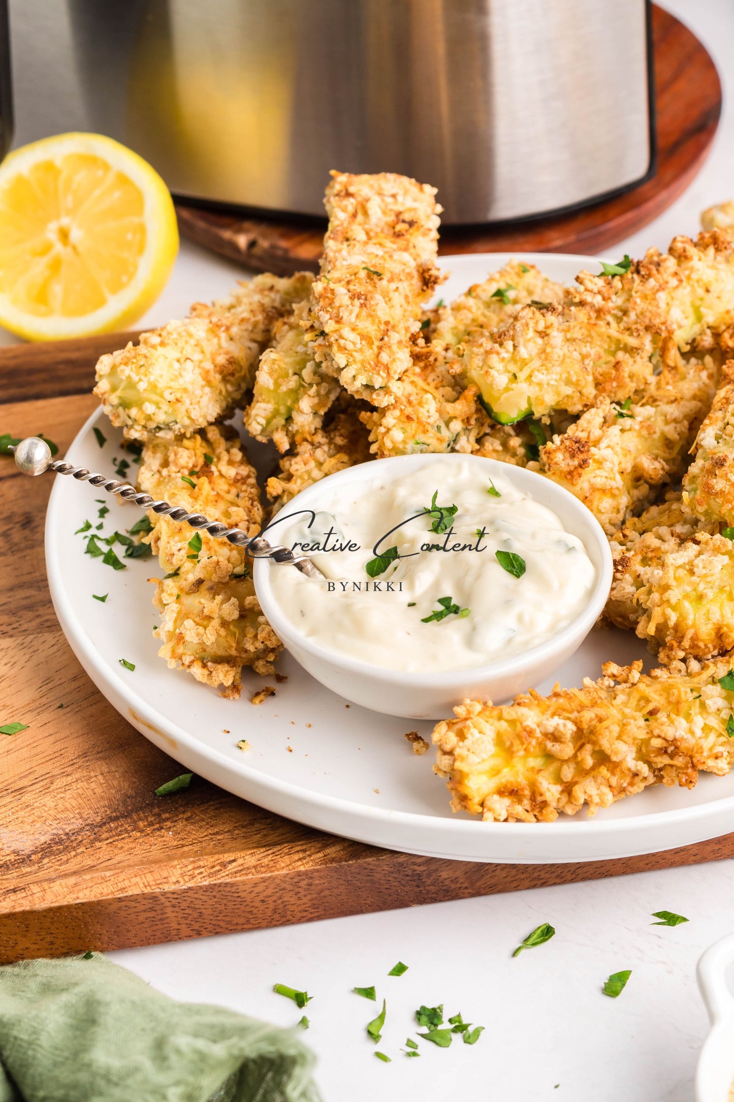 Extra Crispy Air Fryer Zucchini Fries - Set 1 of 2
