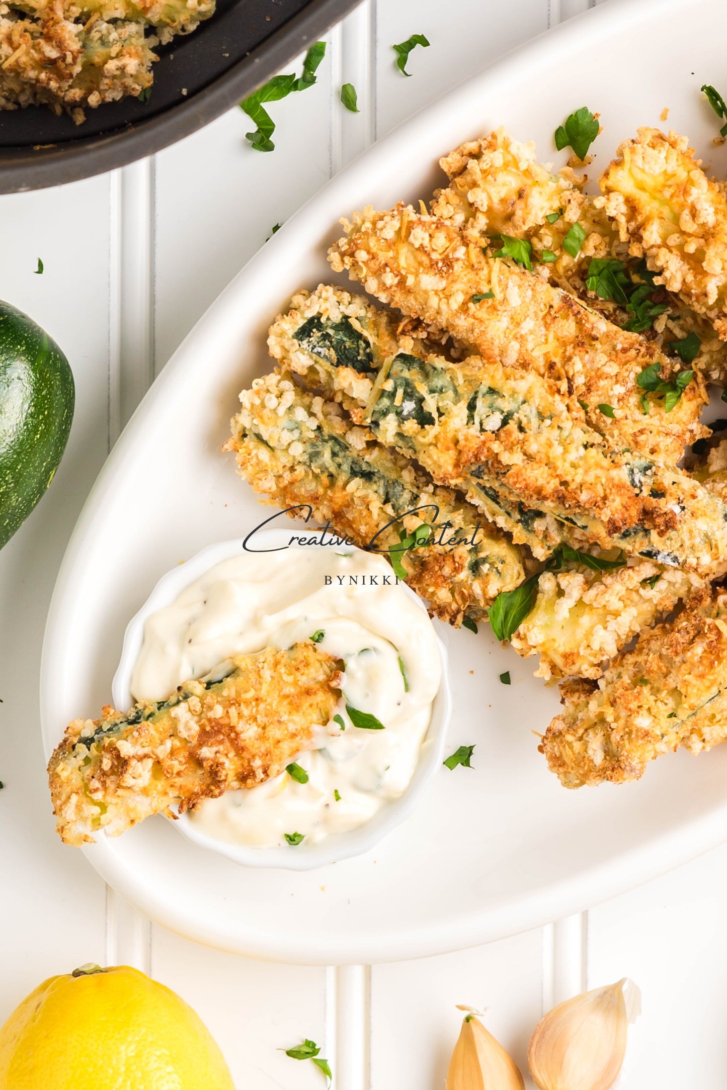 Extra Crispy Air Fryer Zucchini Fries - Set 2 of 2