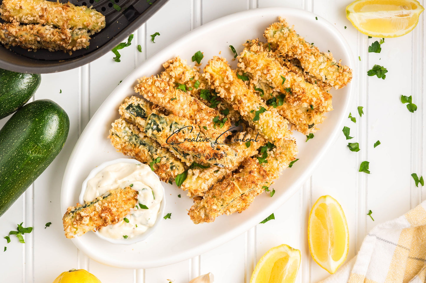 Extra Crispy Air Fryer Zucchini Fries - Set 2 of 2
