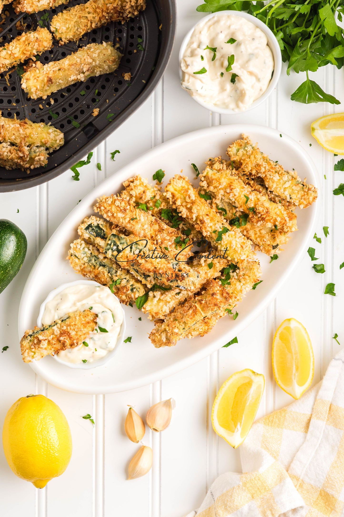 Extra Crispy Air Fryer Zucchini Fries - Set 2 of 2