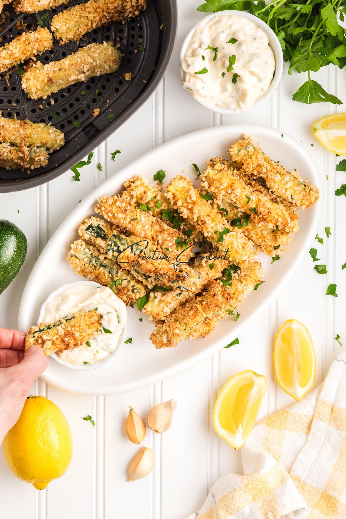 Extra Crispy Air Fryer Zucchini Fries - Set 2 of 2