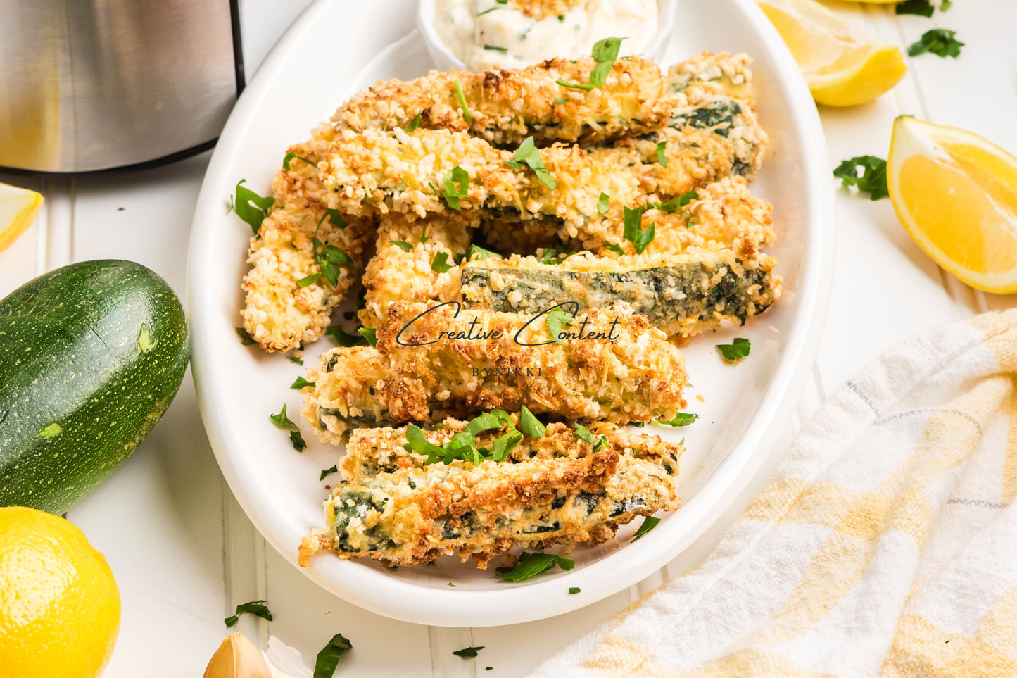 Extra Crispy Air Fryer Zucchini Fries - Set 2 of 2