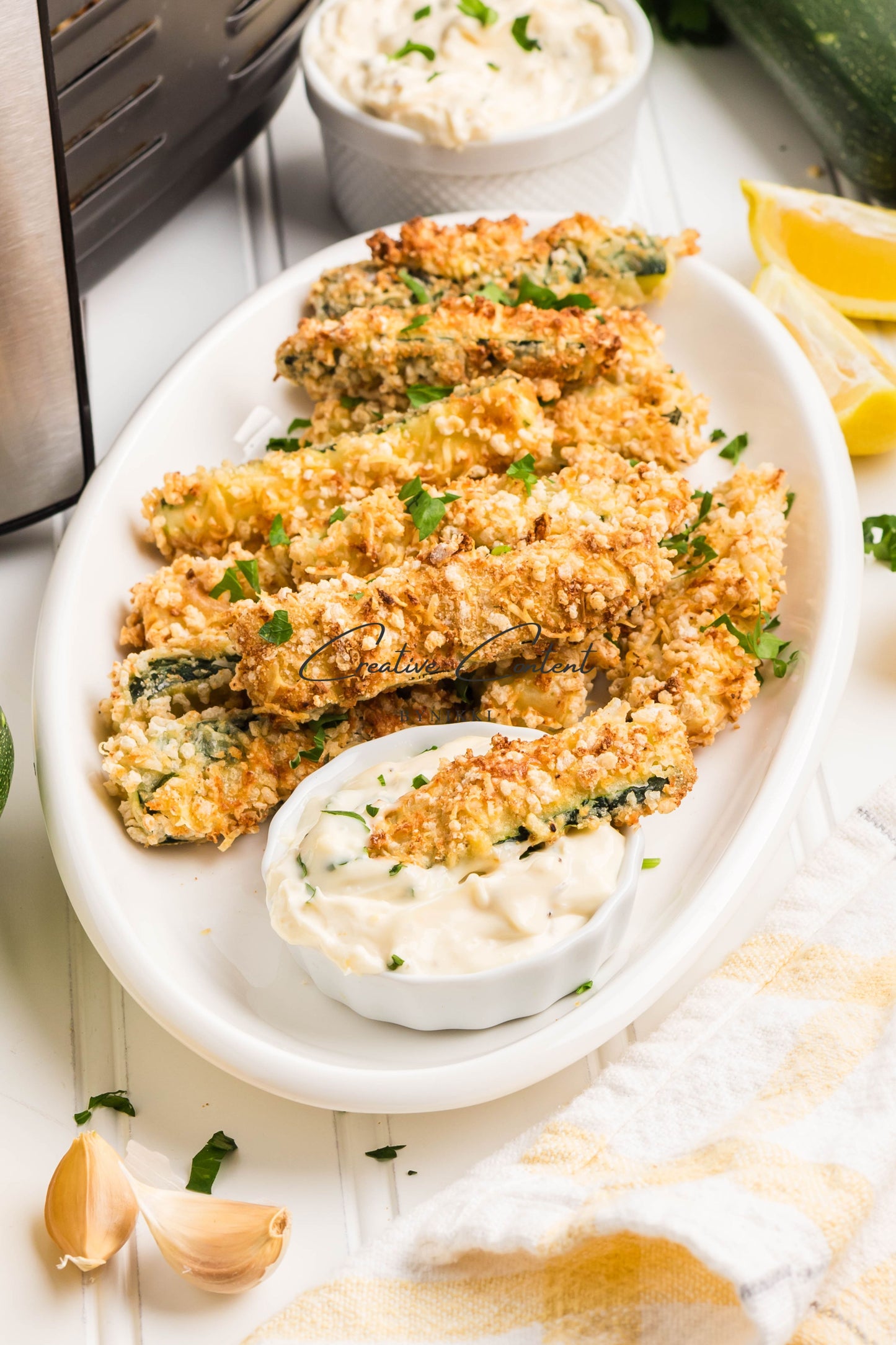 Extra Crispy Air Fryer Zucchini Fries - Set 2 of 2