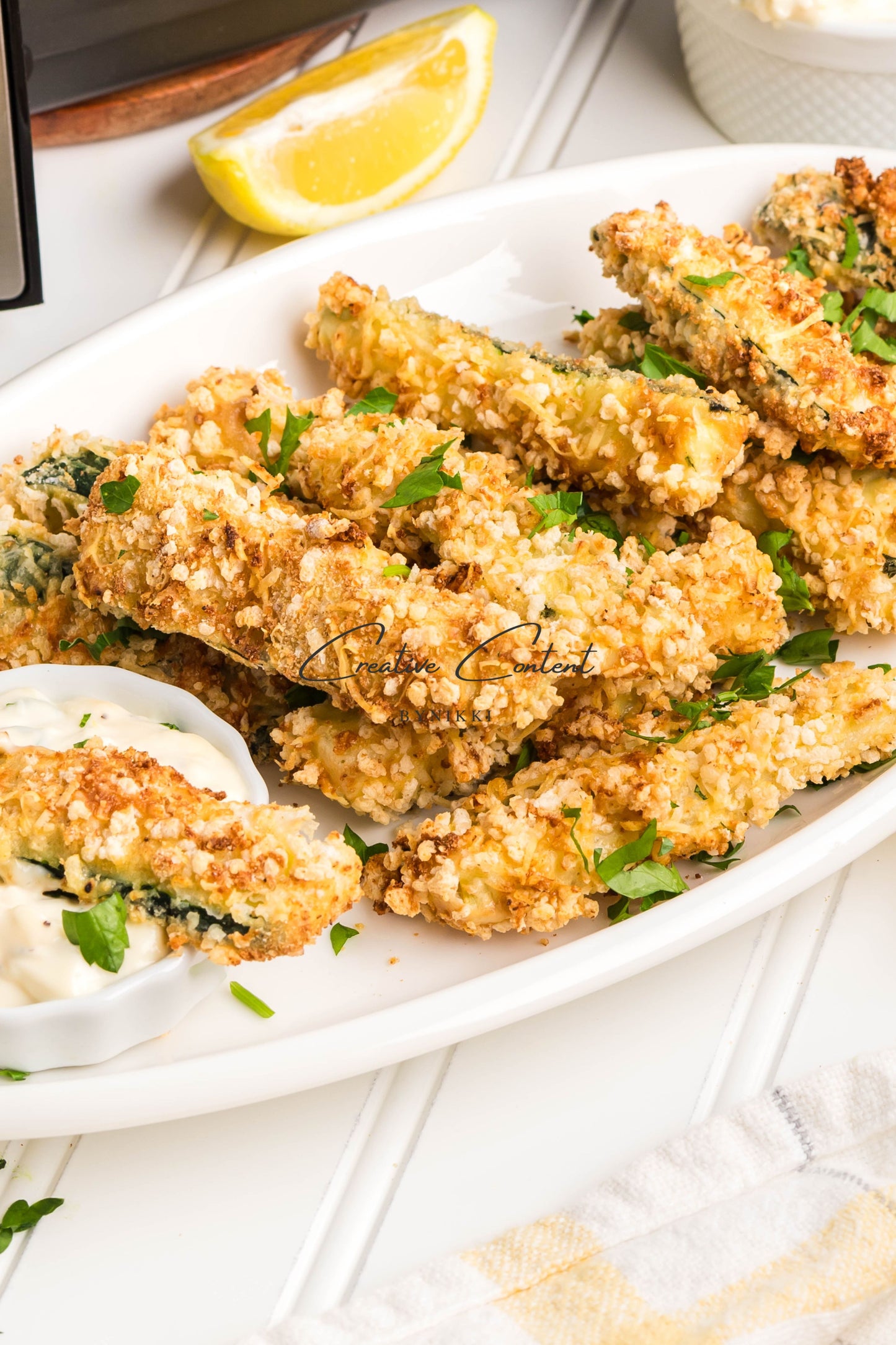 Extra Crispy Air Fryer Zucchini Fries - Set 2 of 2