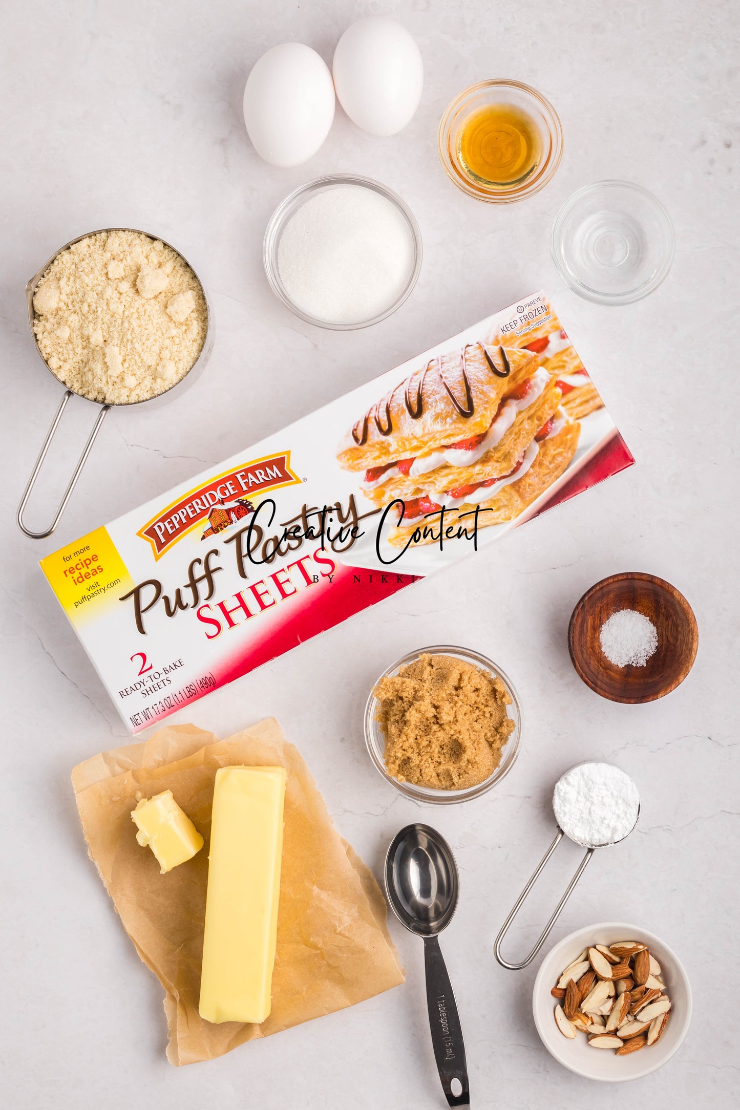 Almond Cruffin - Set 1 of 2