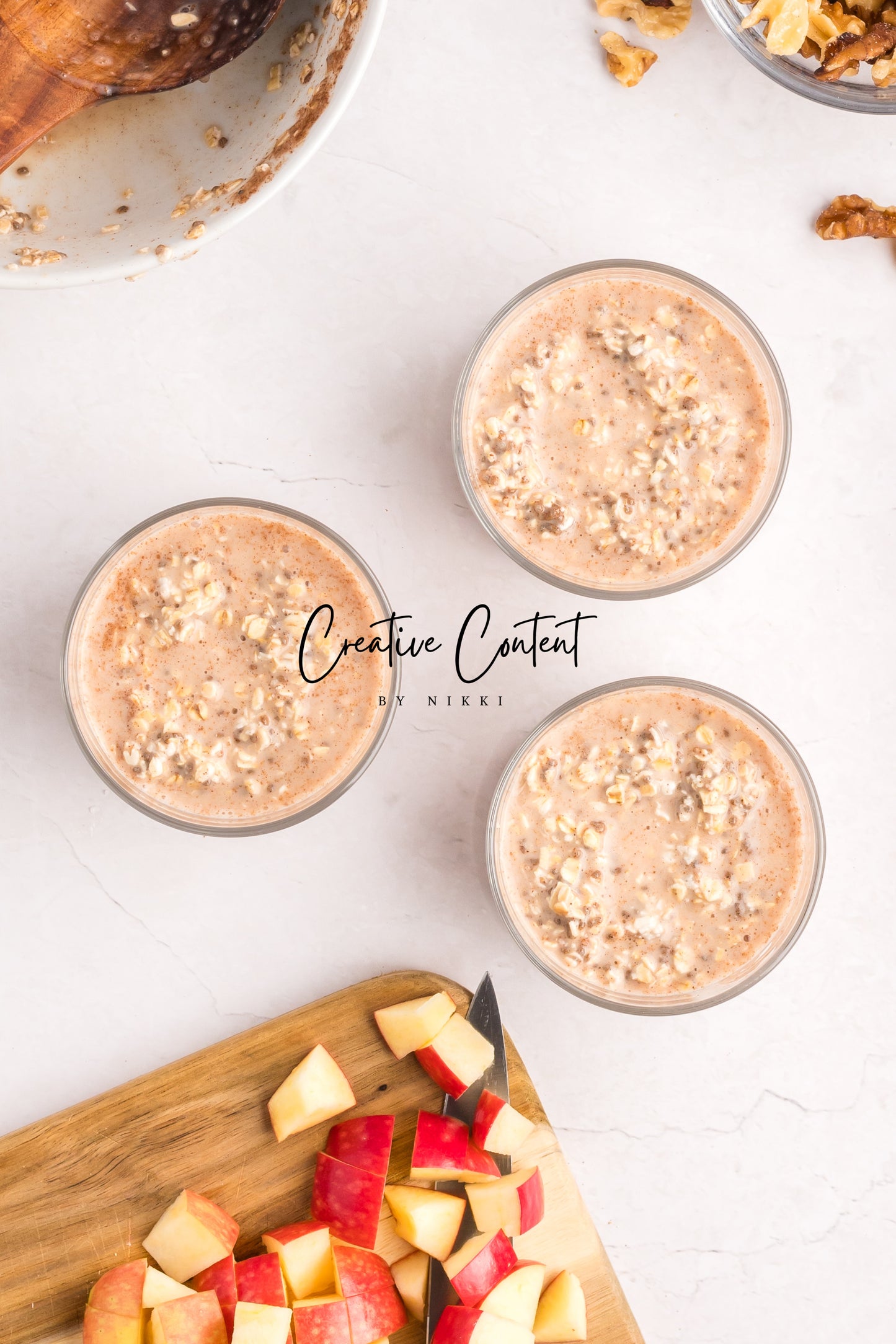 Apple Cinnamon Overnight Oats - Exclusive