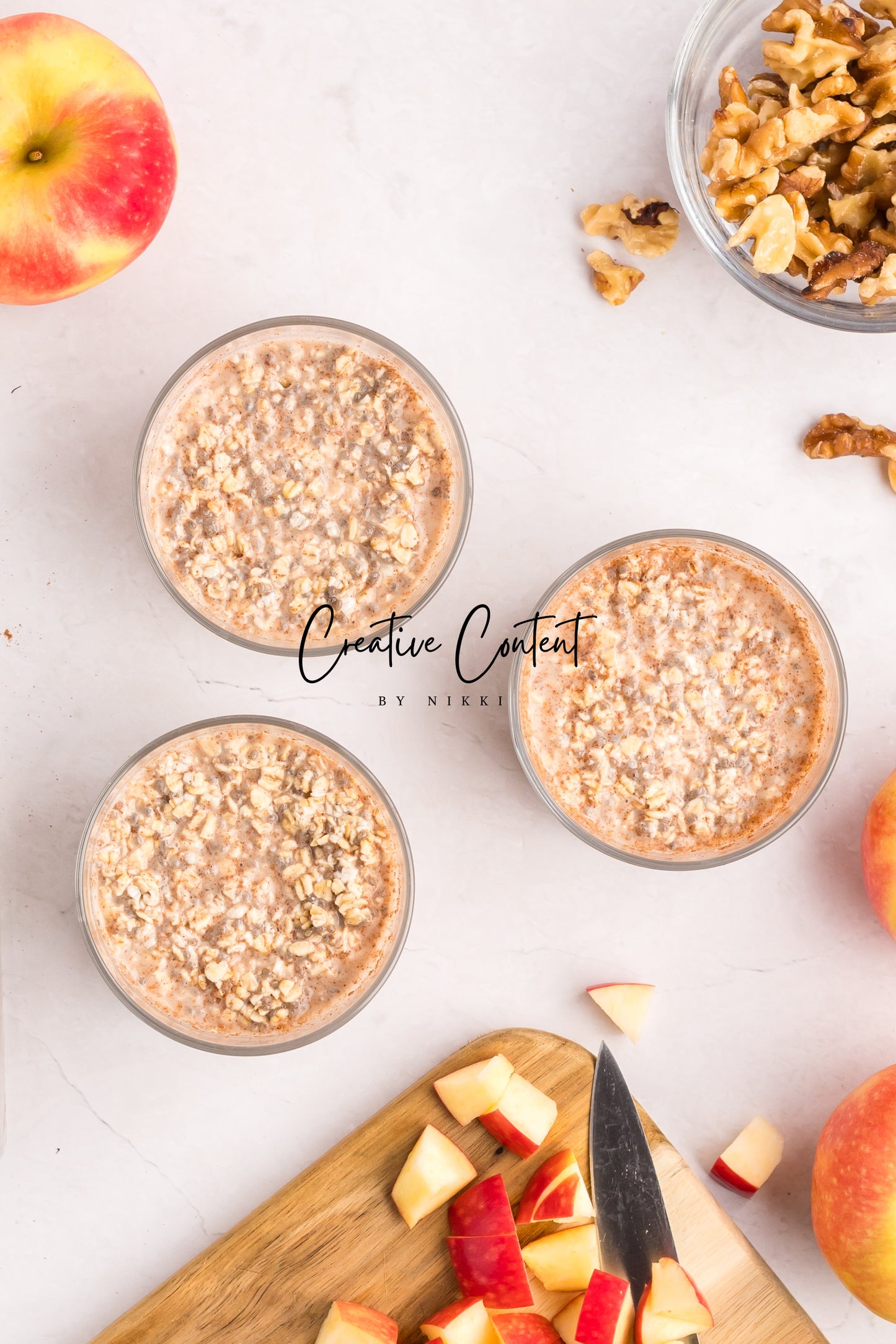 Apple Cinnamon Overnight Oats - Exclusive