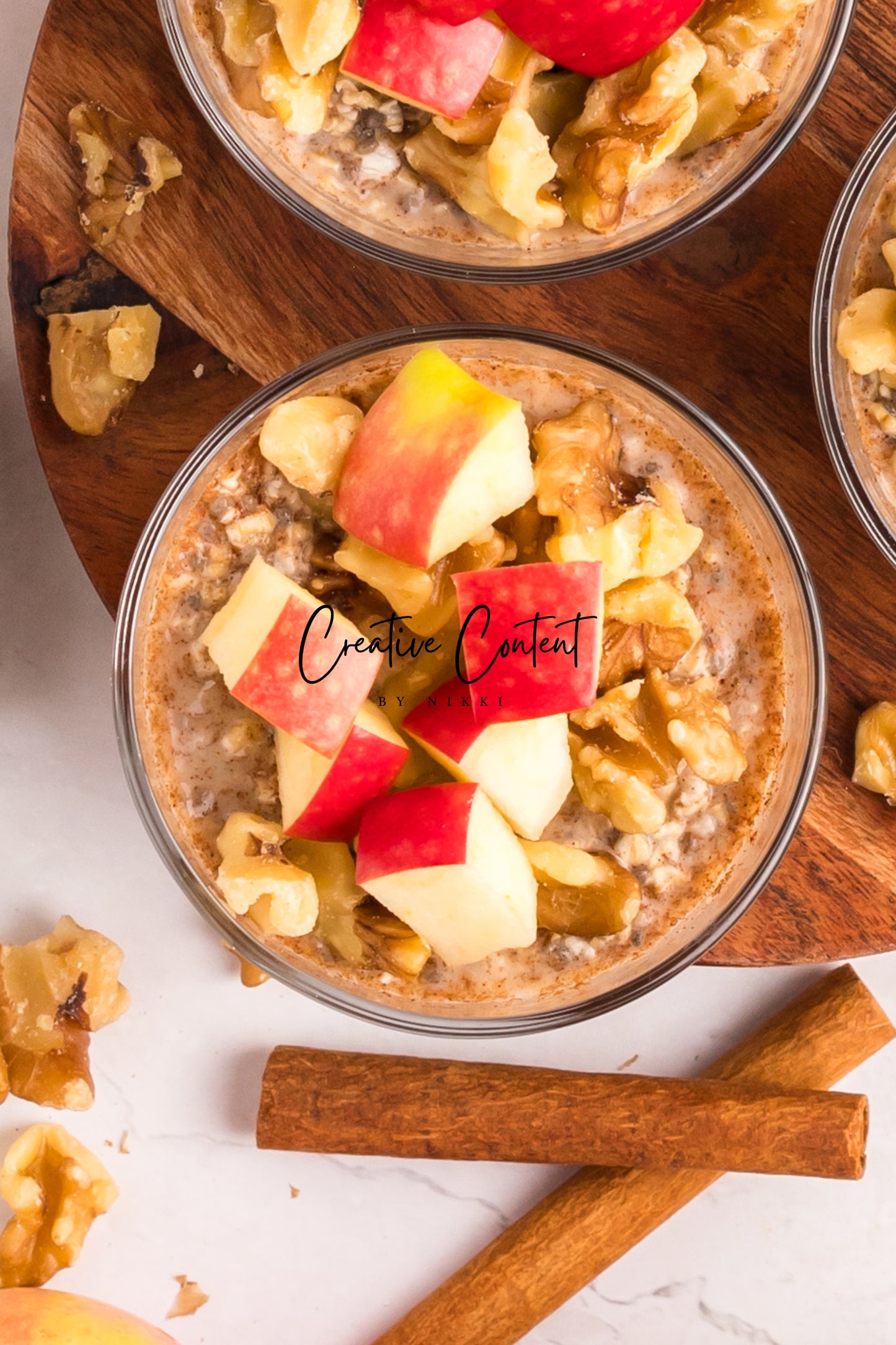 Apple Cinnamon Overnight Oats - Exclusive
