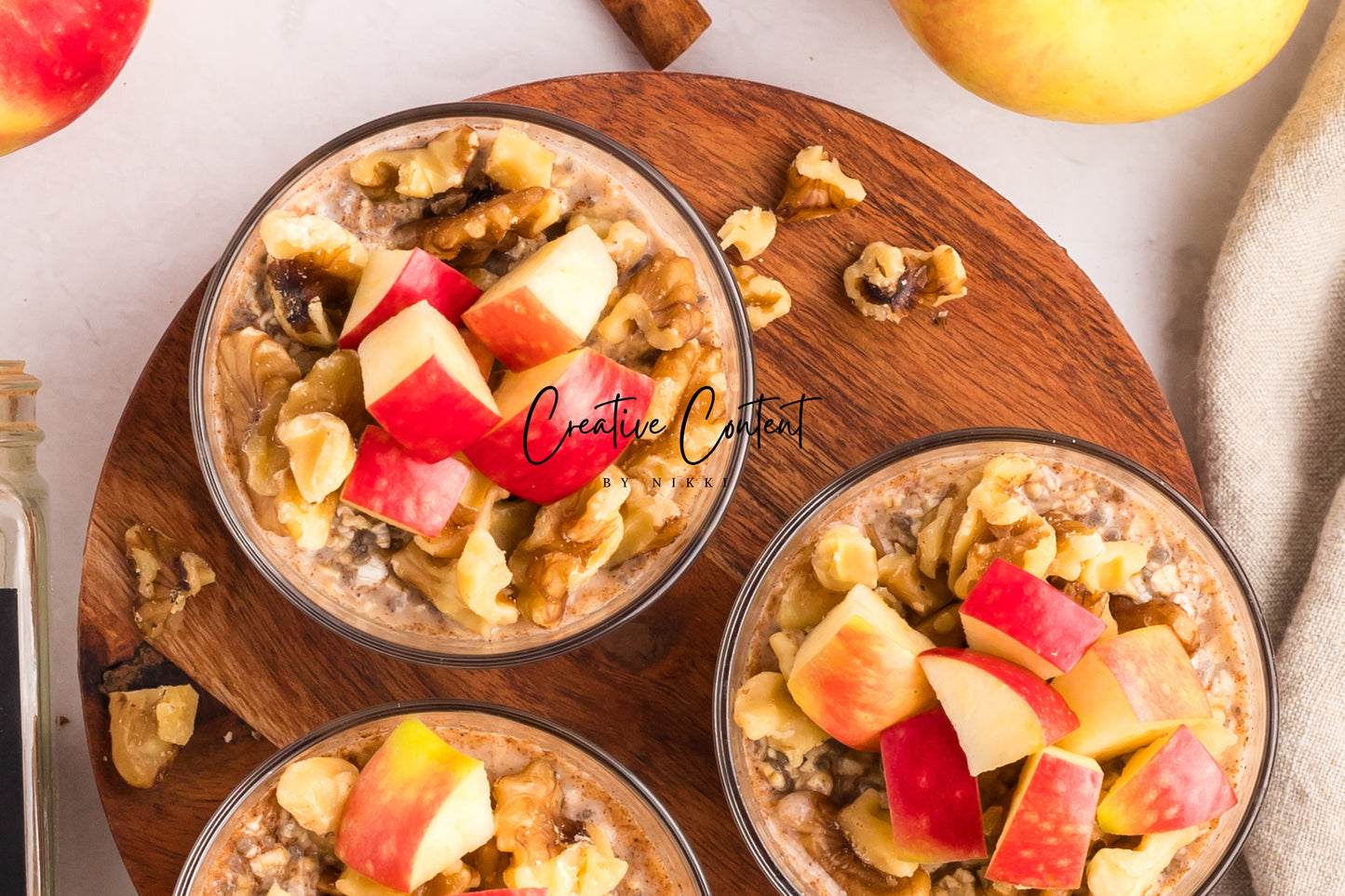 Apple Cinnamon Overnight Oats - Exclusive