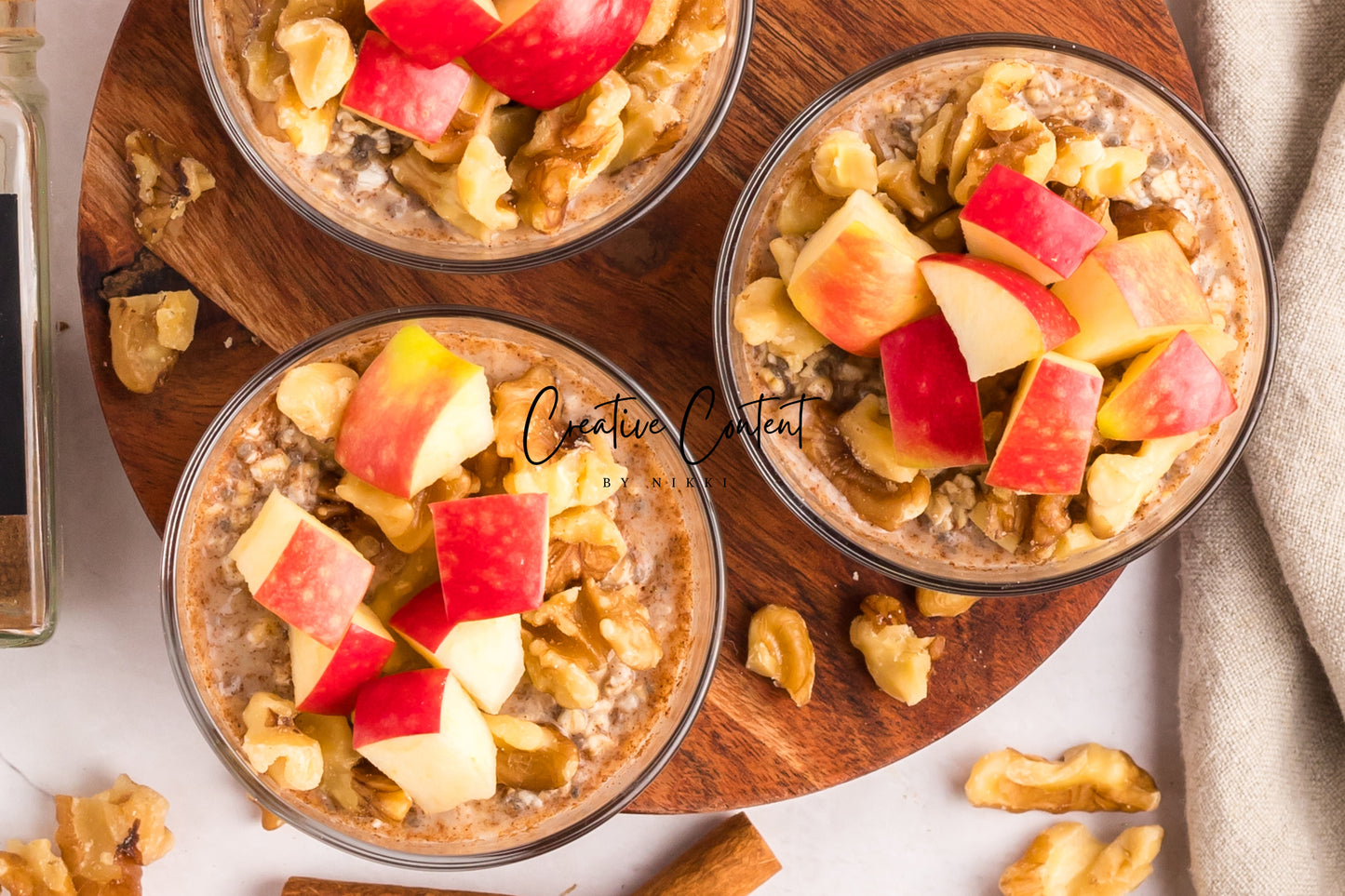 Apple Cinnamon Overnight Oats - Exclusive