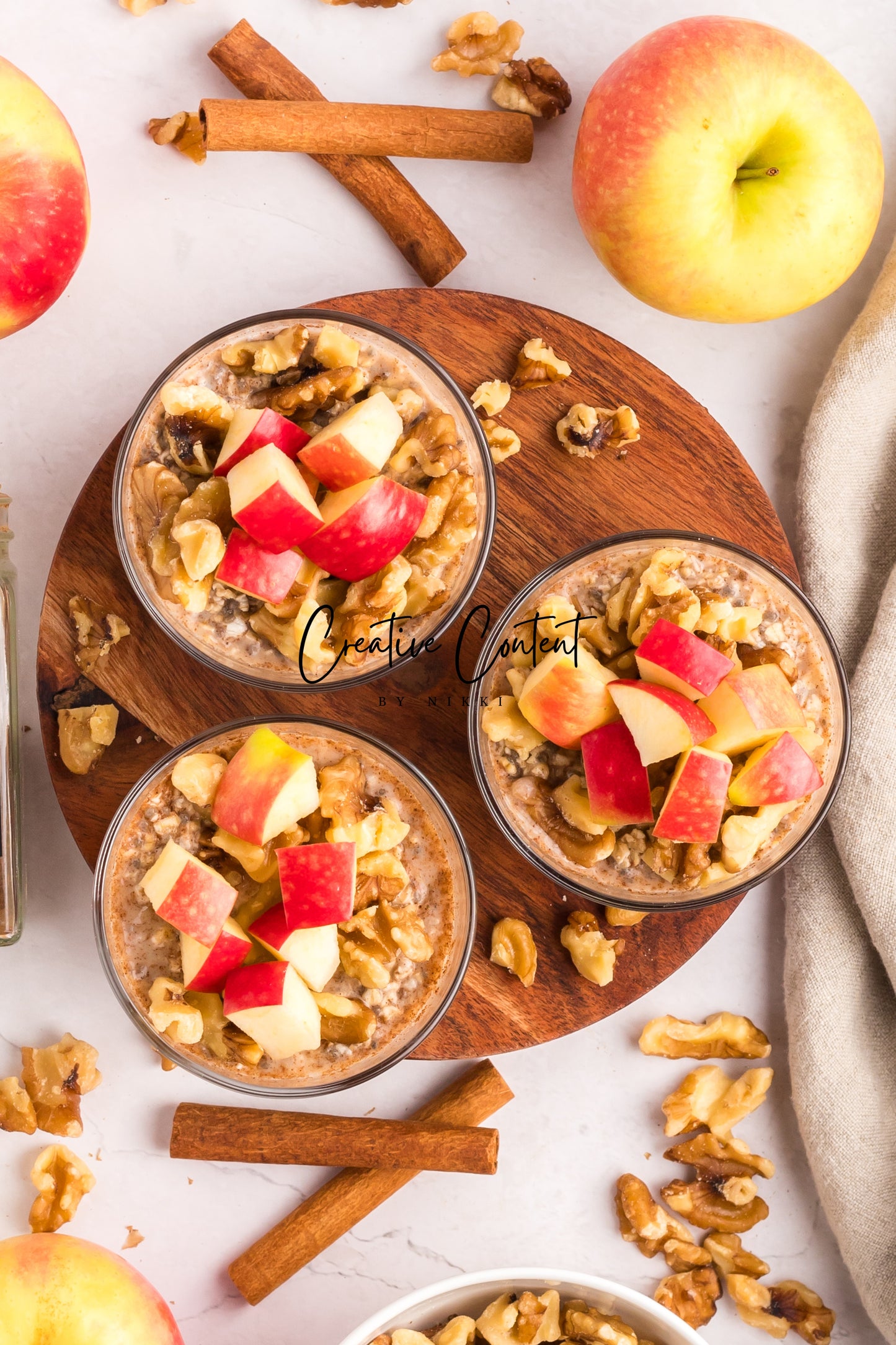 Apple Cinnamon Overnight Oats - Exclusive