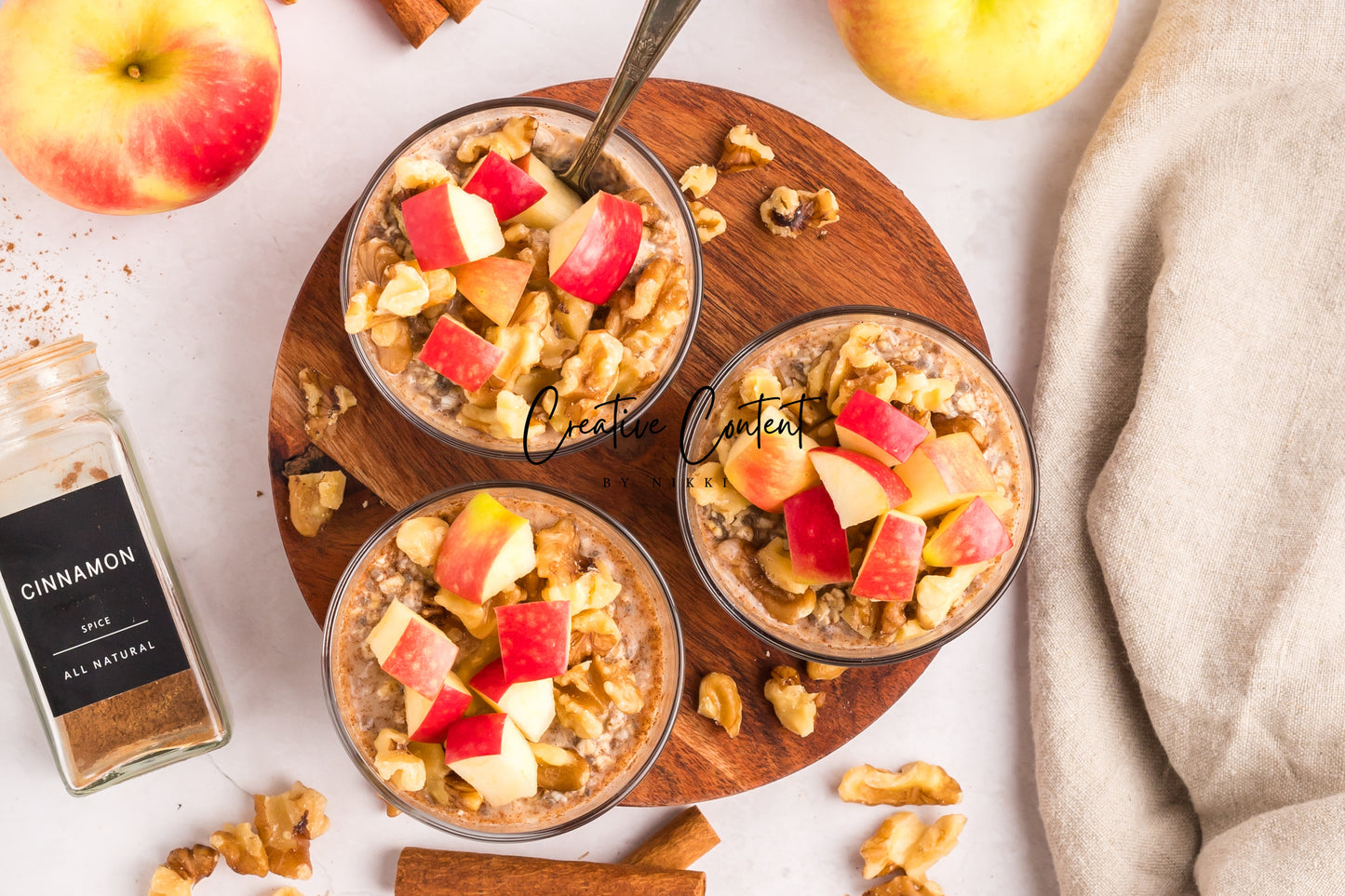 Apple Cinnamon Overnight Oats - Exclusive