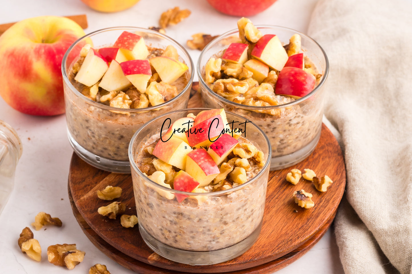 Apple Cinnamon Overnight Oats - Exclusive