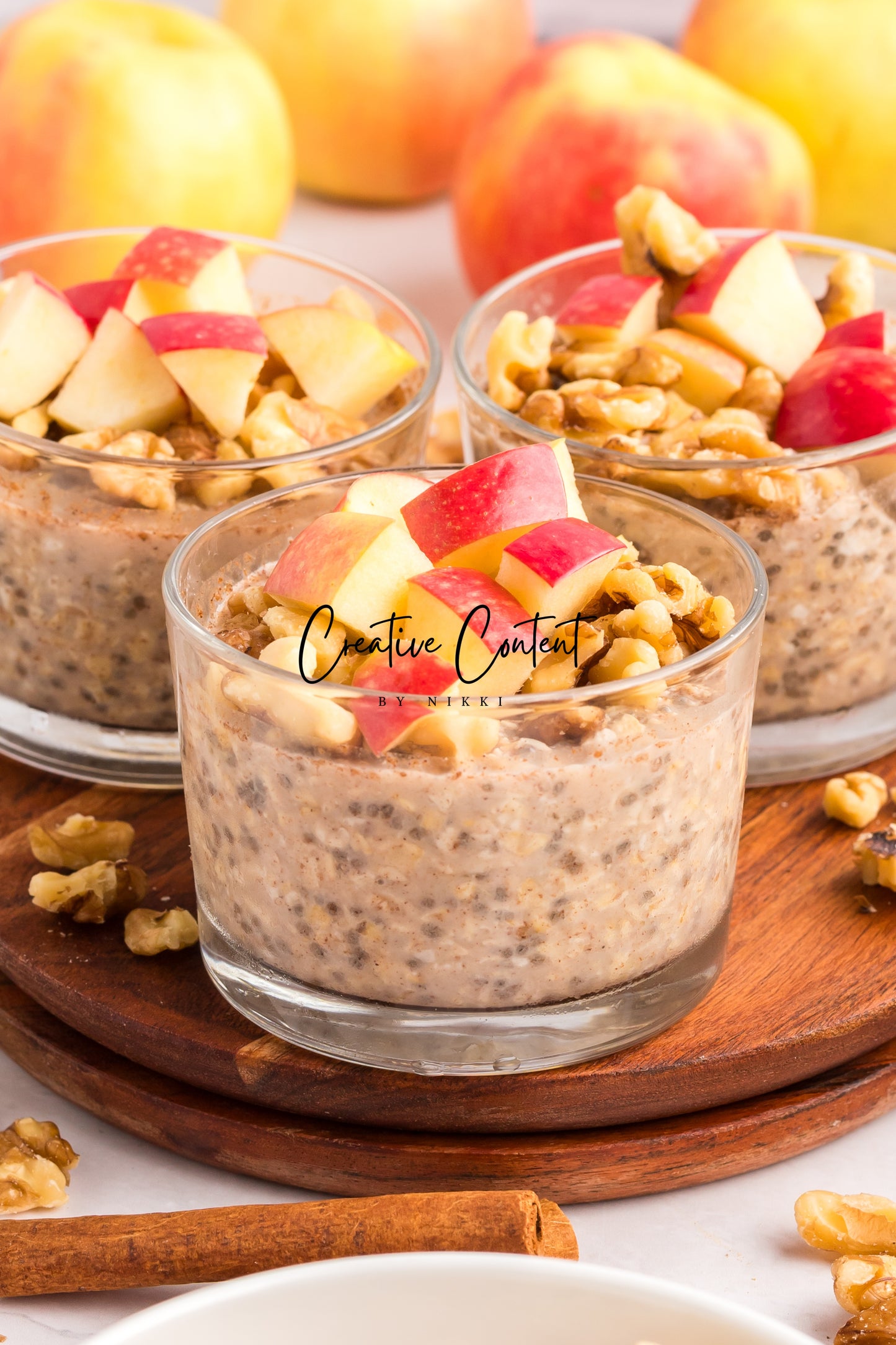 Apple Cinnamon Overnight Oats - Exclusive