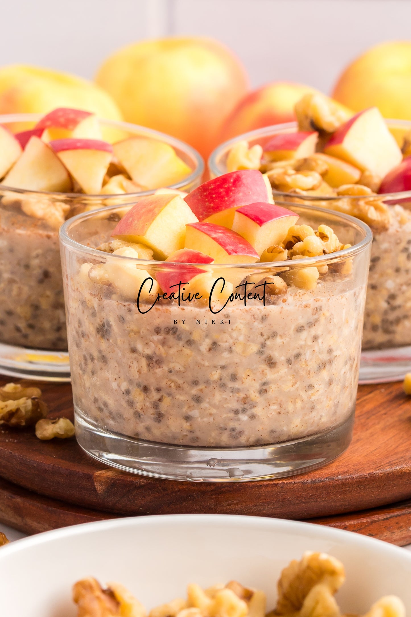 Apple Cinnamon Overnight Oats - Exclusive