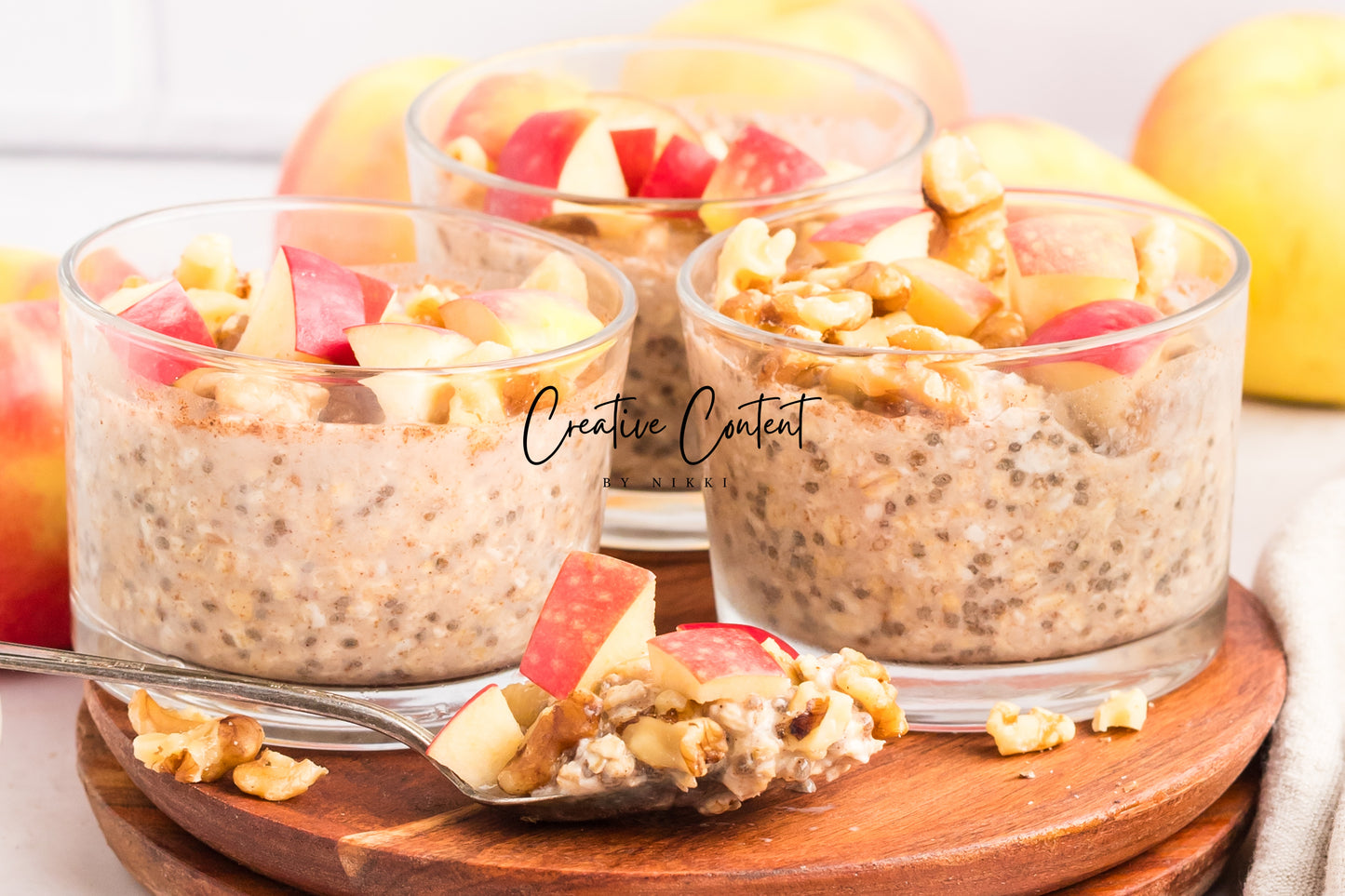 Apple Cinnamon Overnight Oats - Exclusive