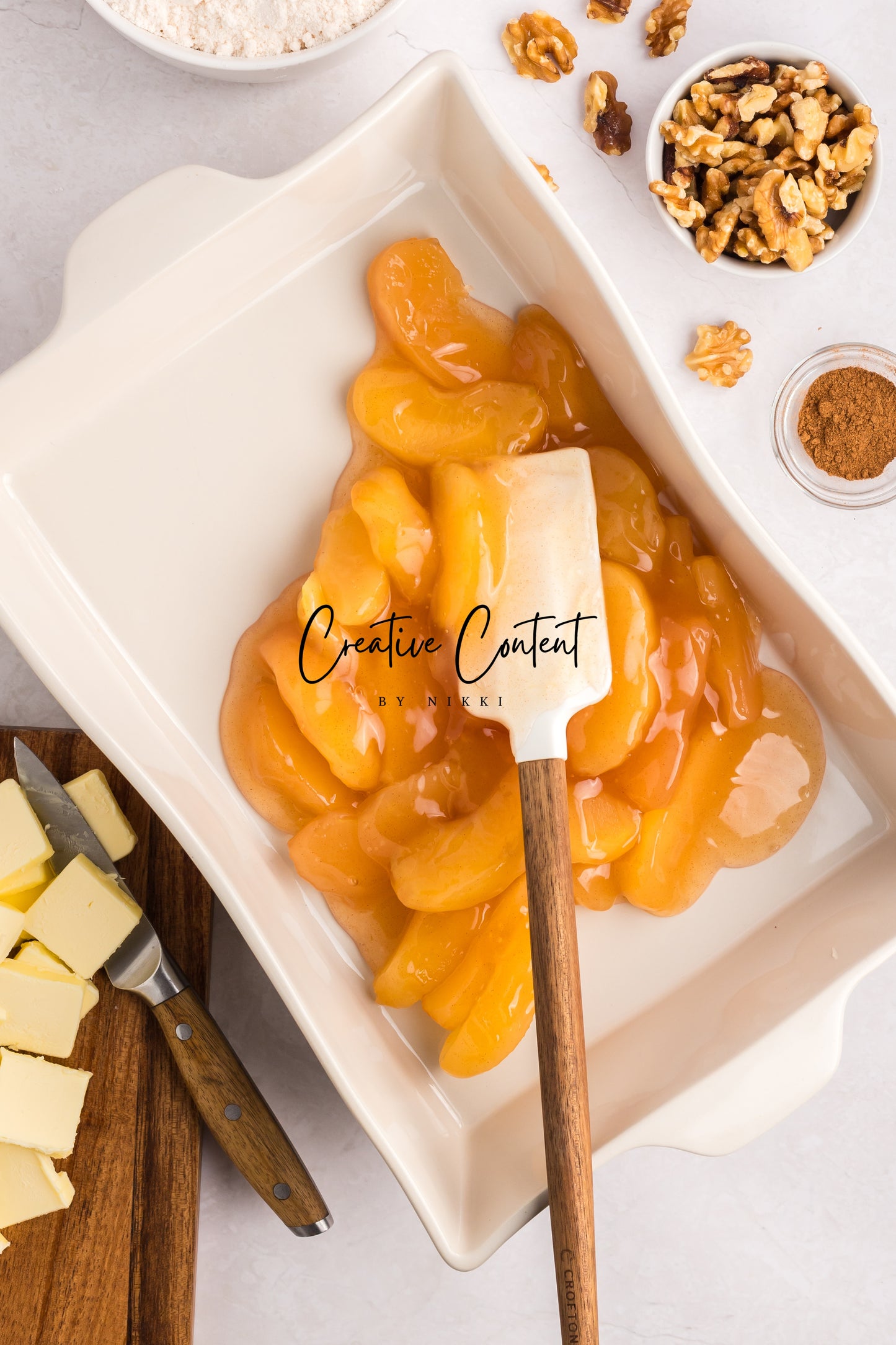 Apple Dump Cake + Homemade Caramel Sauce - Exclusive