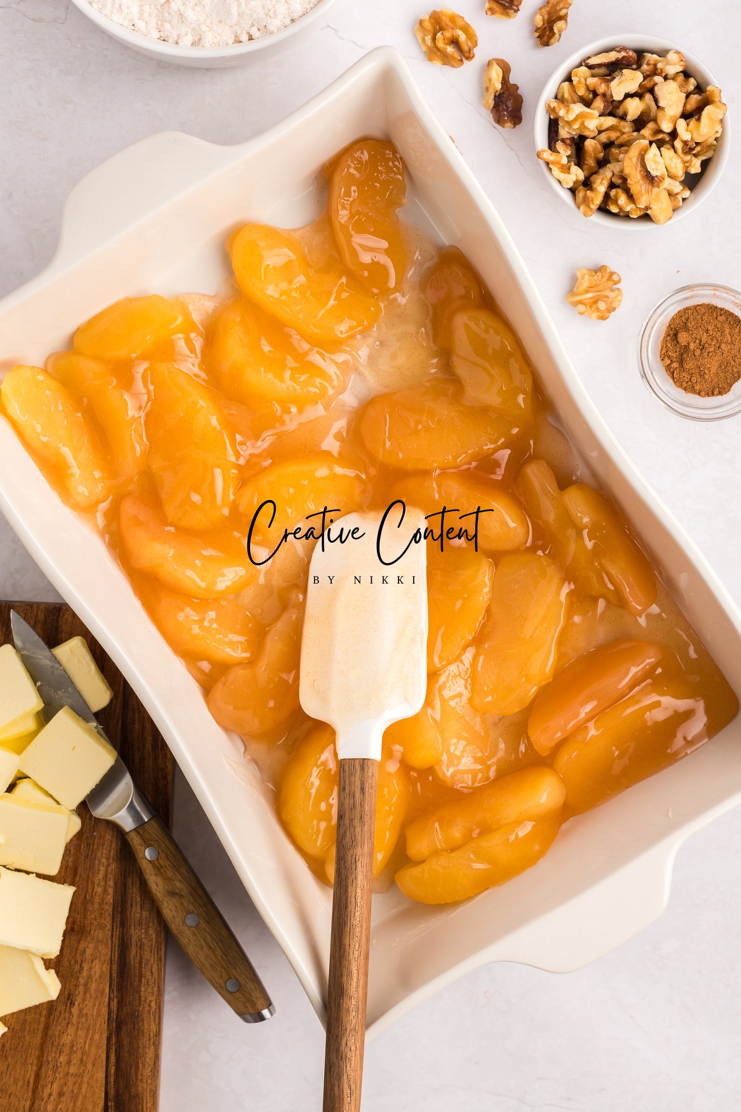 Apple Dump Cake + Homemade Caramel Sauce - Exclusive