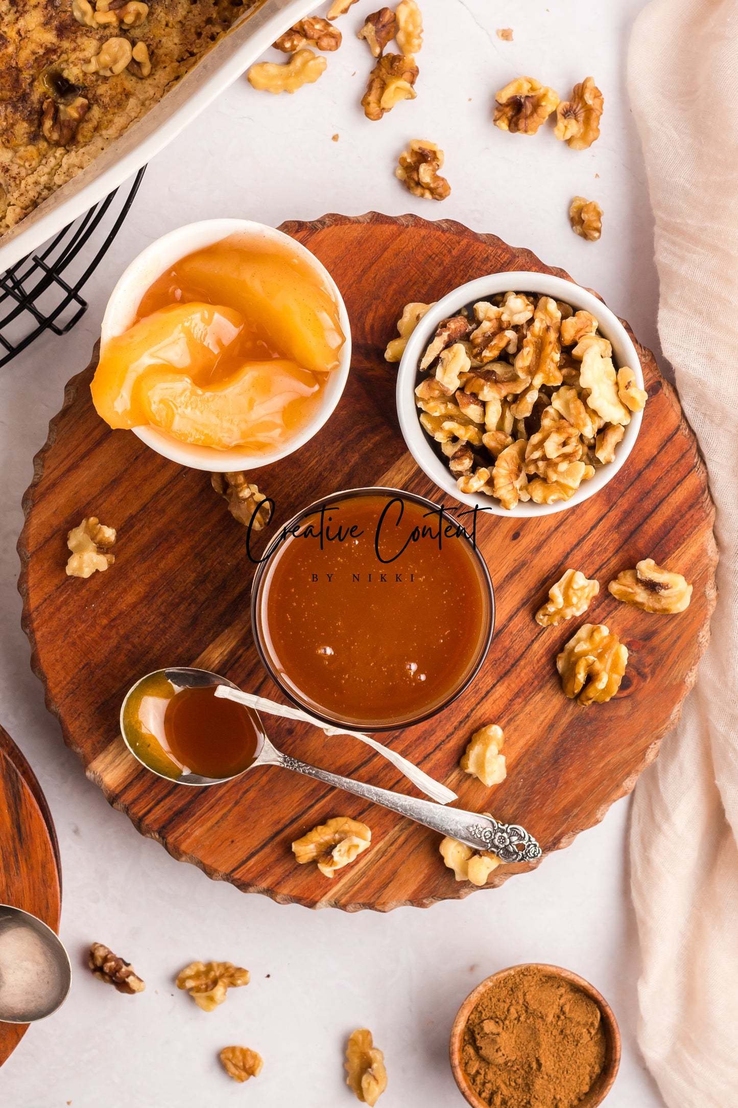 Apple Dump Cake + Homemade Caramel Sauce - Exclusive
