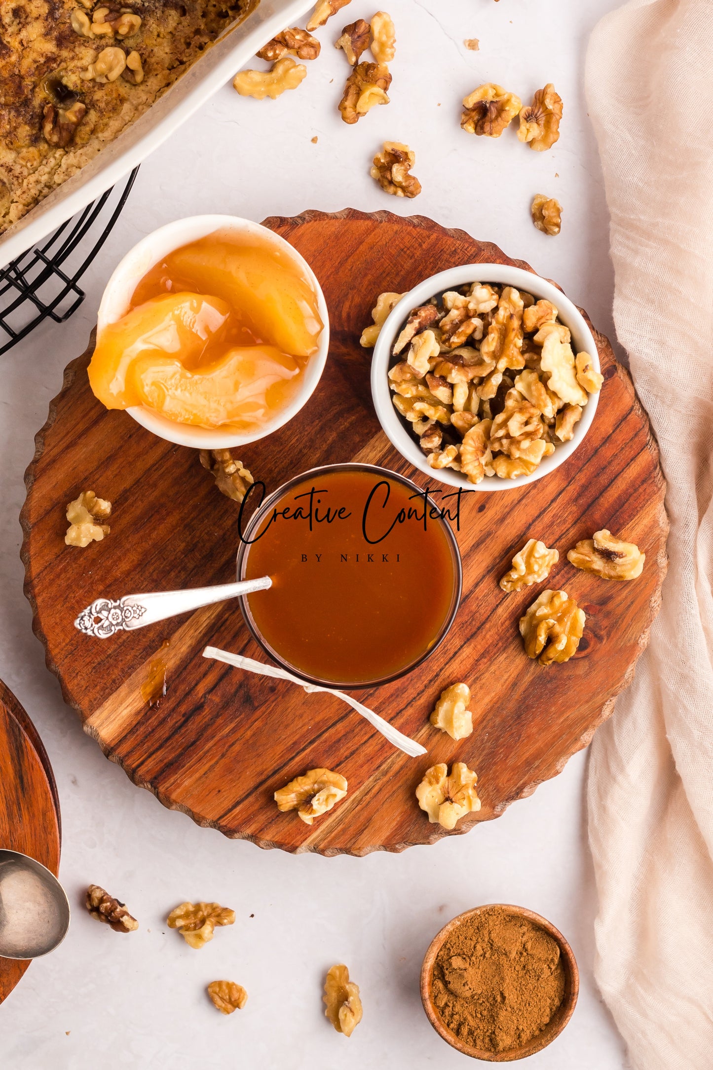 Apple Dump Cake + Homemade Caramel Sauce - Exclusive
